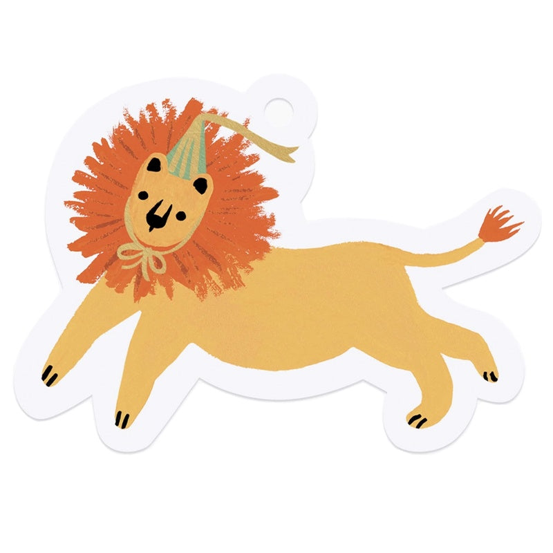 Rifle Paper US Die-Cut Gift Tag Set - Party Lion - Tea Pea Home