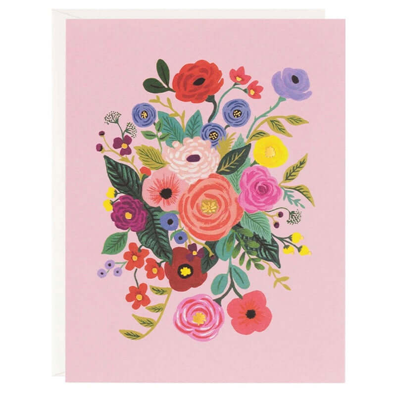 Rifle Paper Card - Garden Party Rose with its white envelope