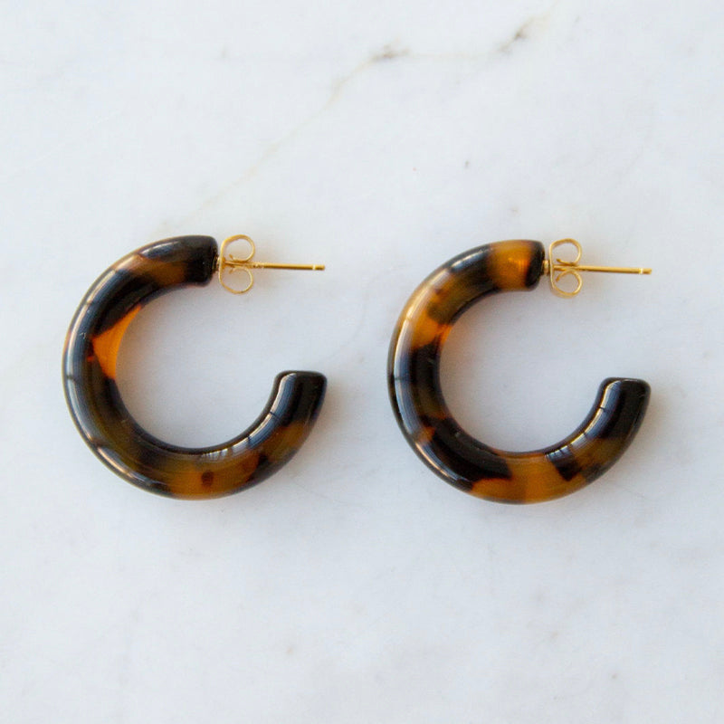 Sophie Hoop Earrings - Baby Bold Hoops - Tea Pea Home