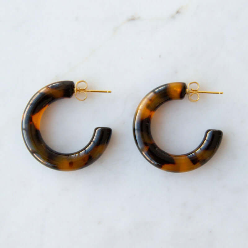 Sophie Hoop Earrings - Baby Bold Hoops - Tea Pea Home