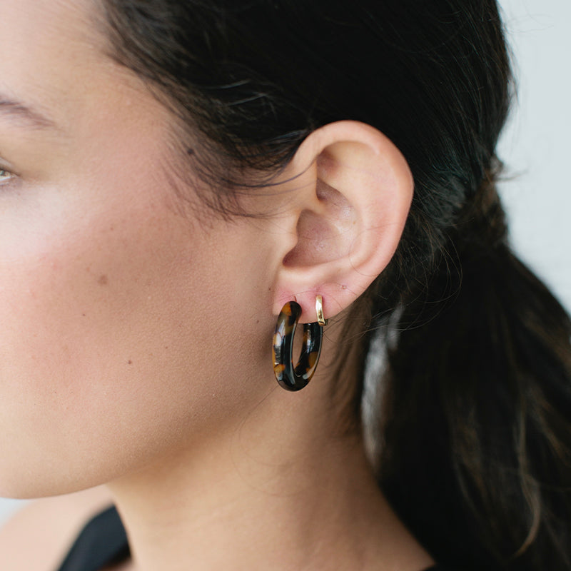 Sophie Hoop Earrings - Baby Bold Hoops - Tea Pea Home