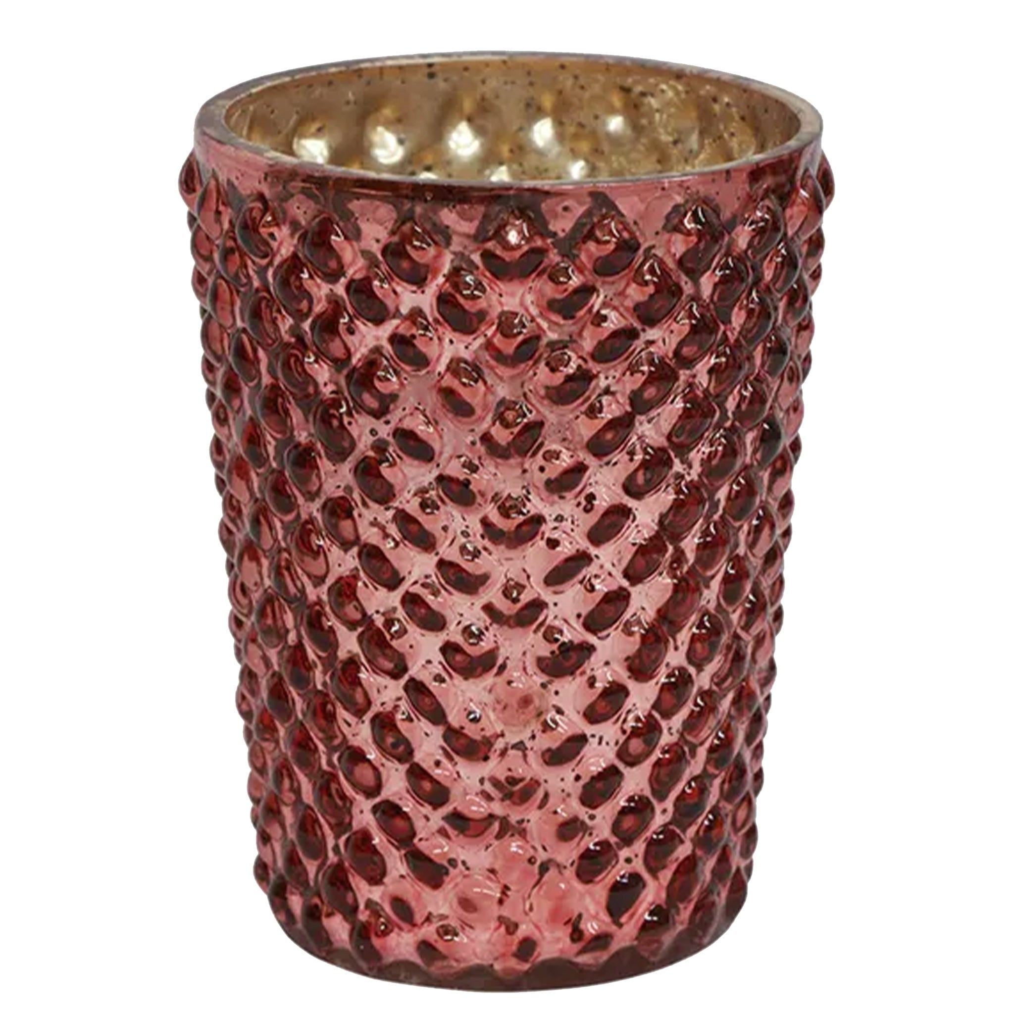 Textured Copper Votive tealight candleholder