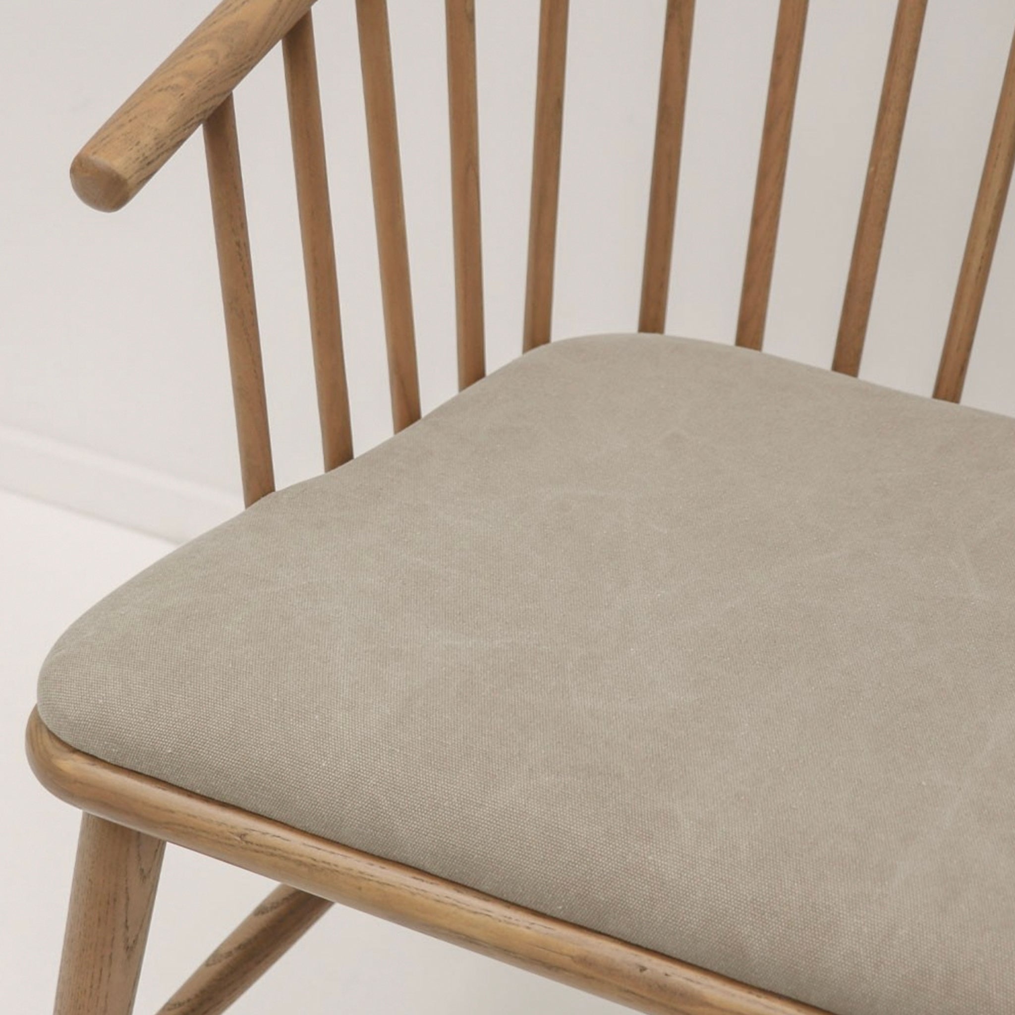 Ankara Oak Dining Chair - Natural with Desert Canvas