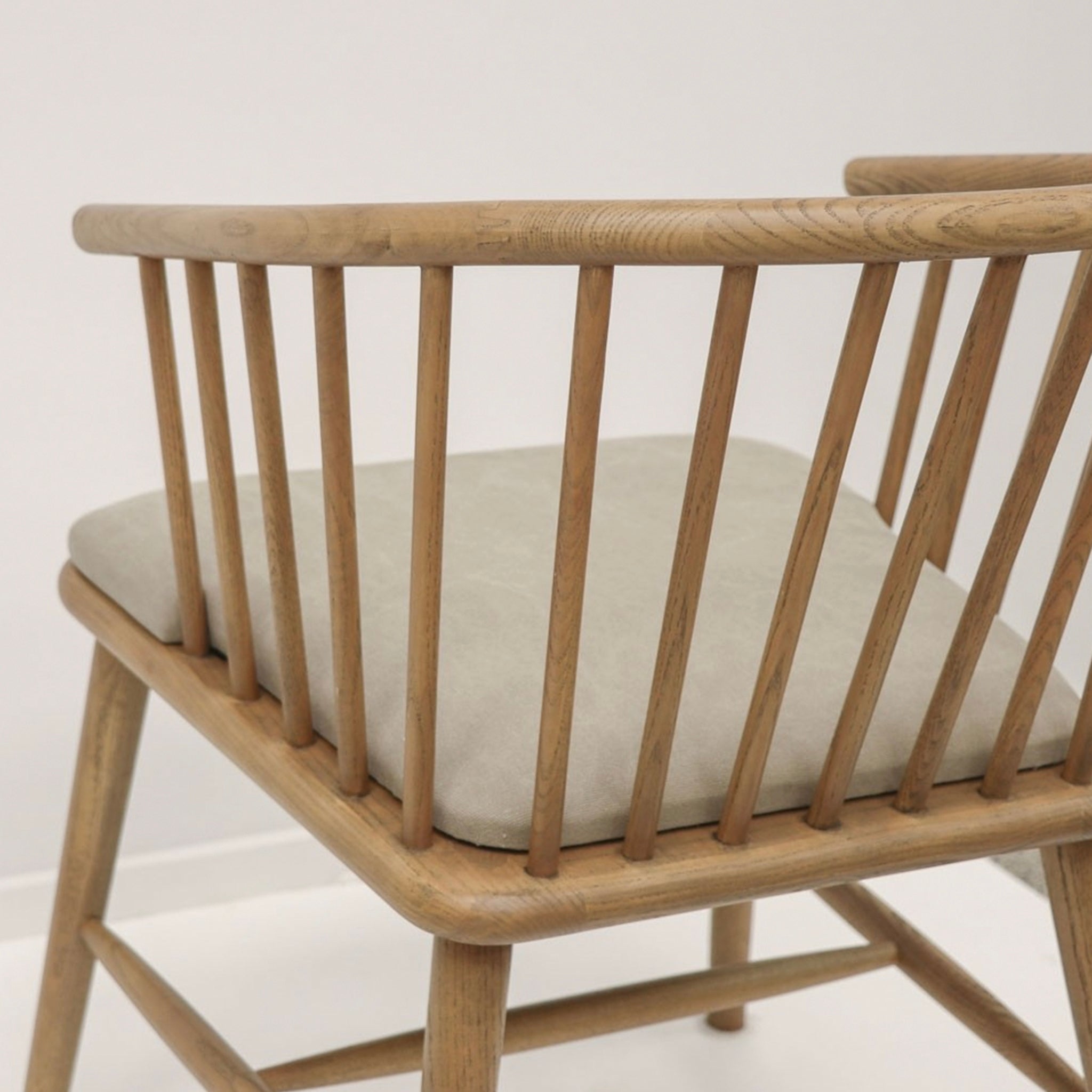 Ankara Oak Dining Chair - Natural with Desert Canvas