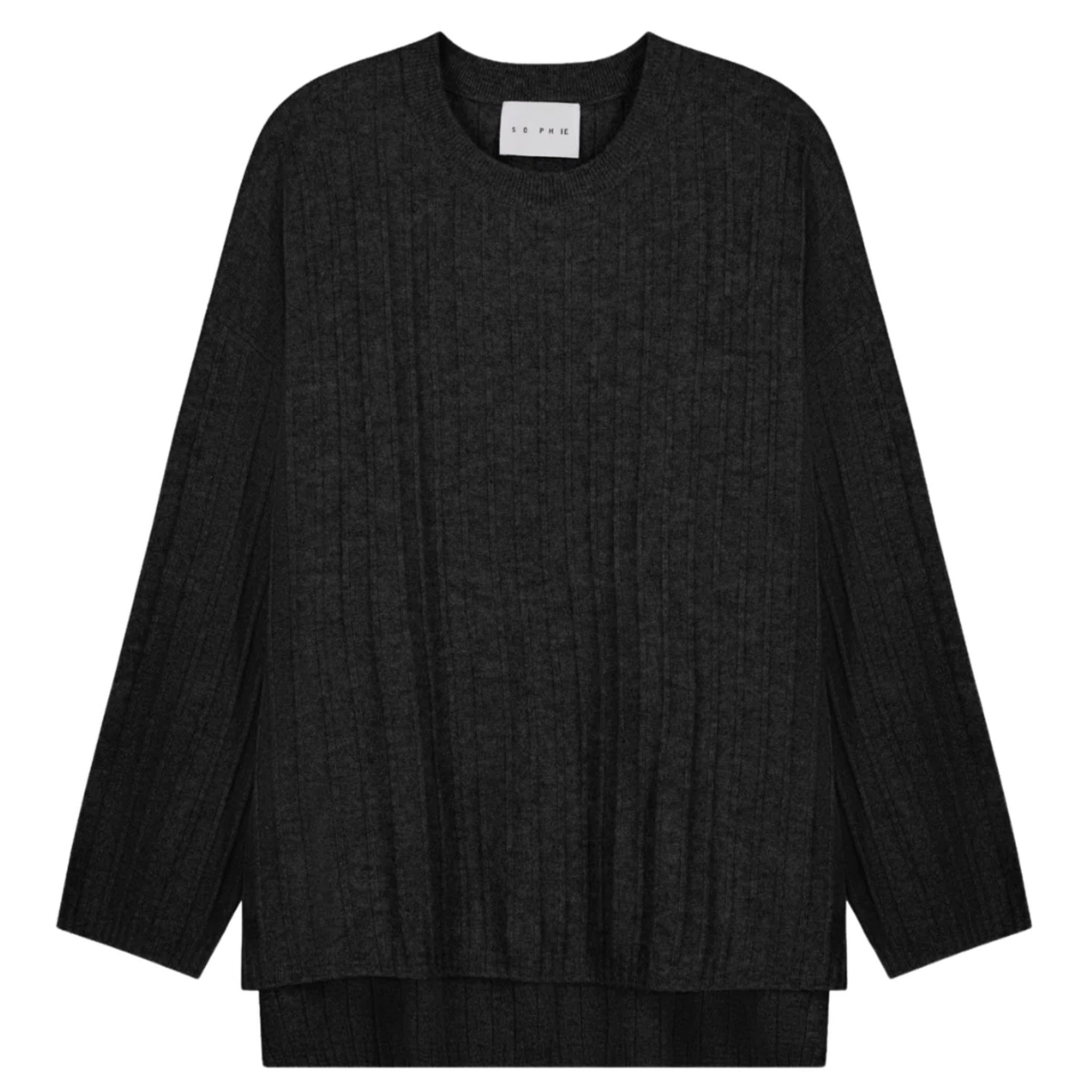 Sophie Relaxed Merino Jumper - Black