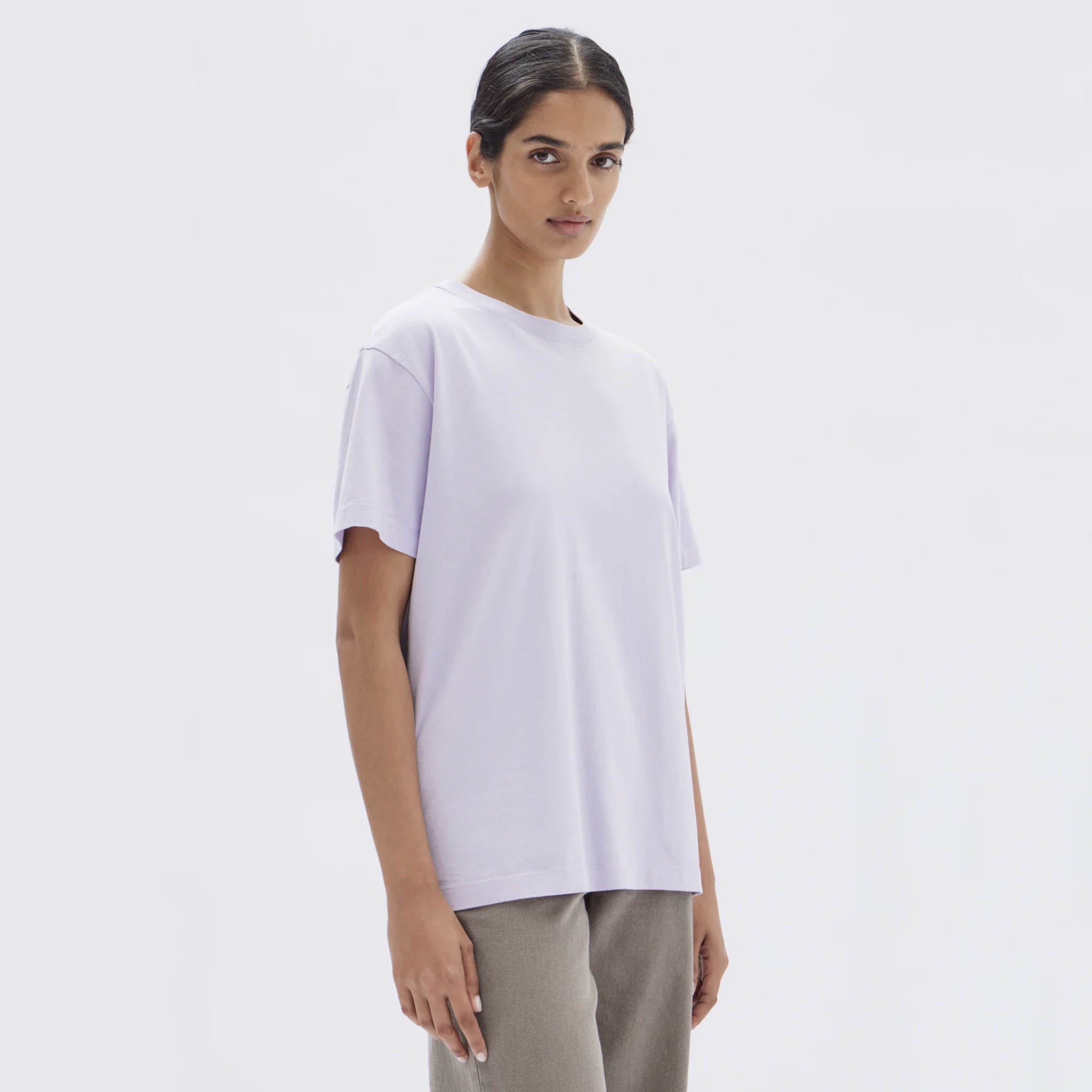 Assembly Label Organic Base Tee - Jacaranda