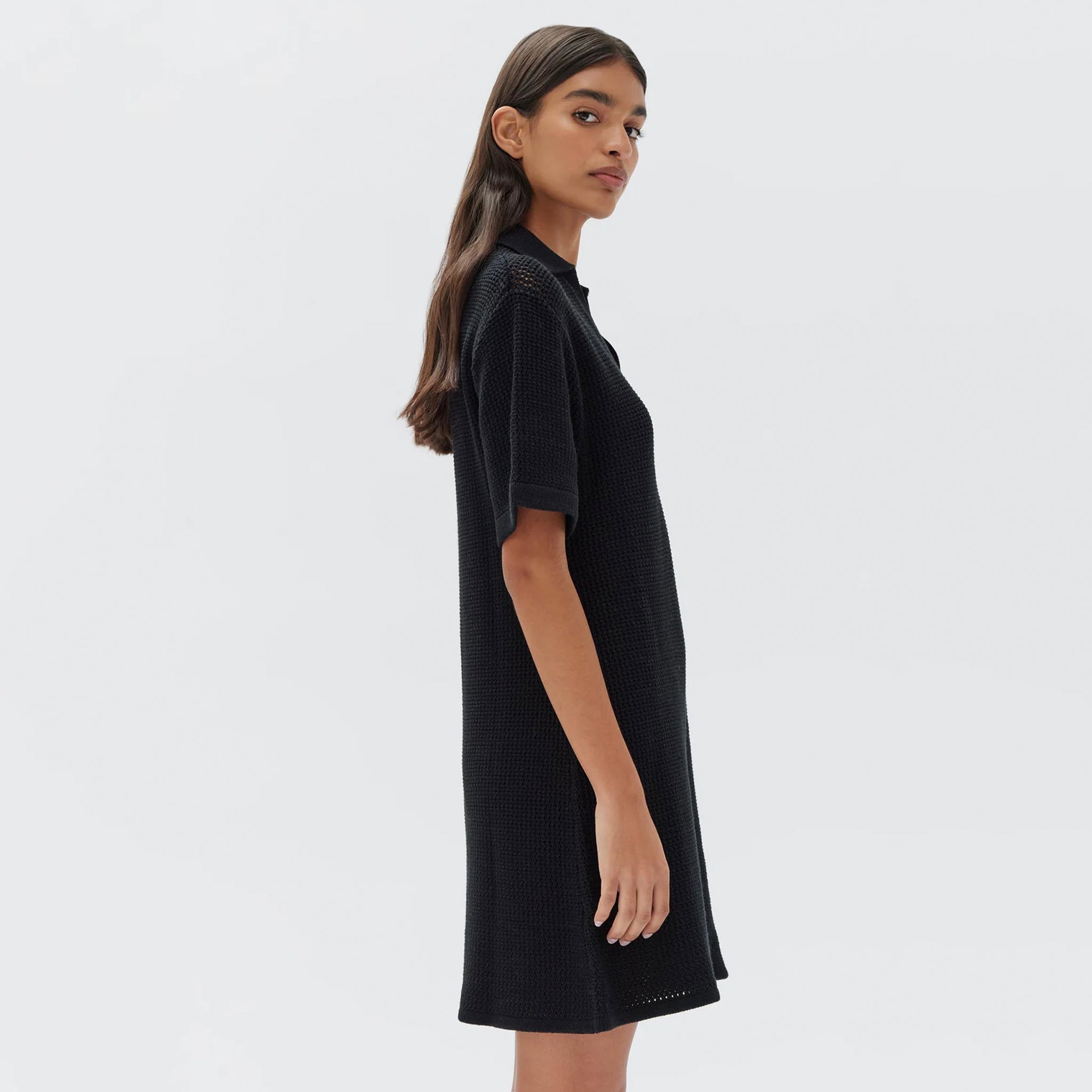 Assembly Label Lydia Knit Dress - Black - Tea Pea Home