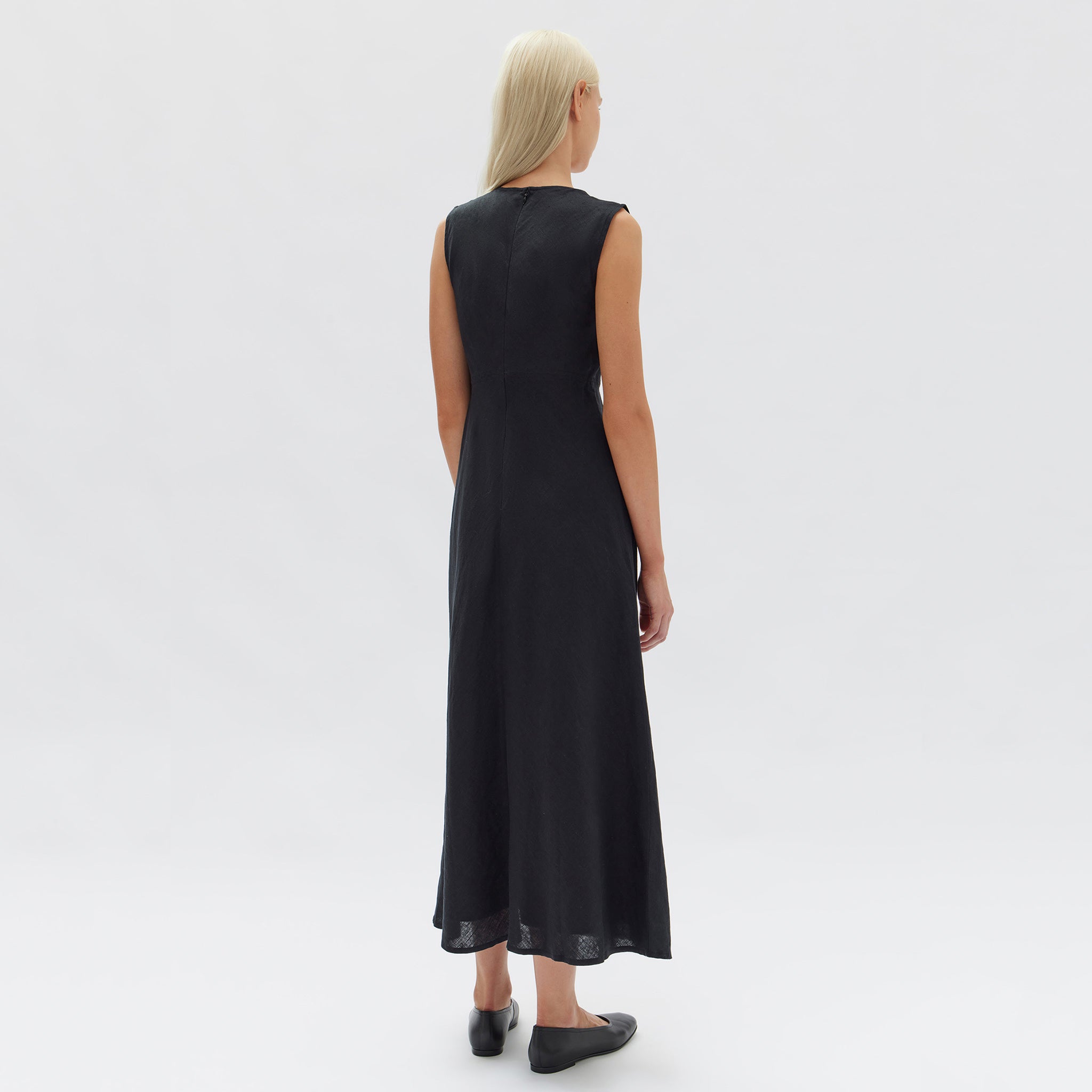 Assembly Label Naia Linen Dress - Black