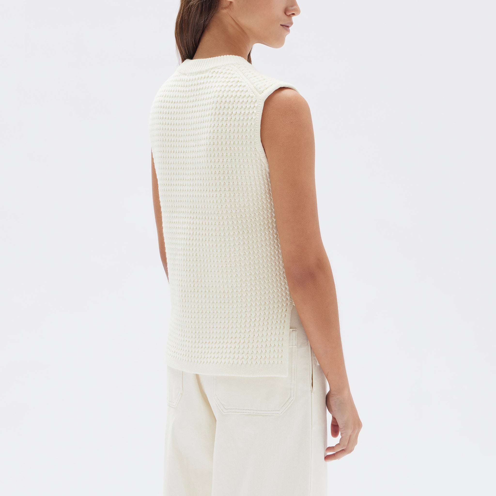 Assembly Label Sienna Knit Tank - Cream