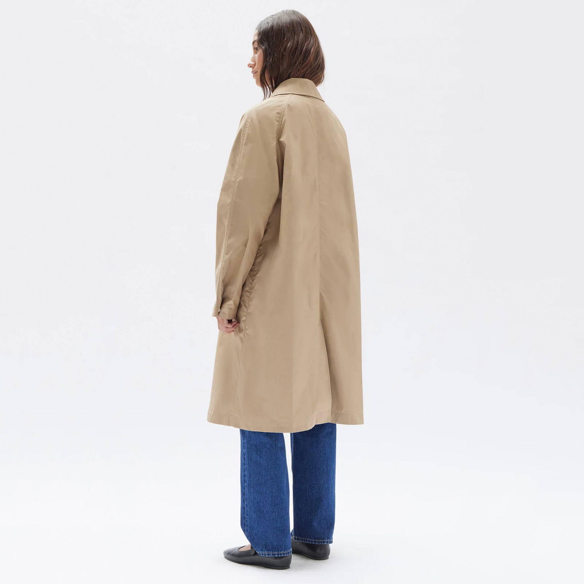 Assembly Label Waxed Car Coat - Light Khaki