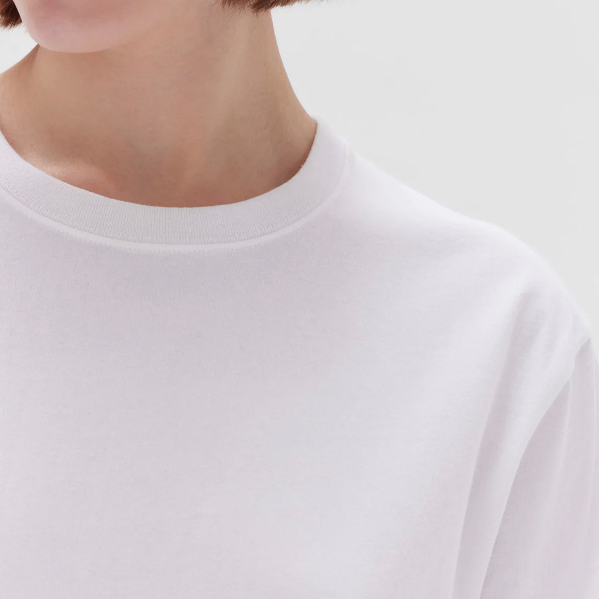 Assembly Label Women's Organic Base Tee - White - Tea Pea Home