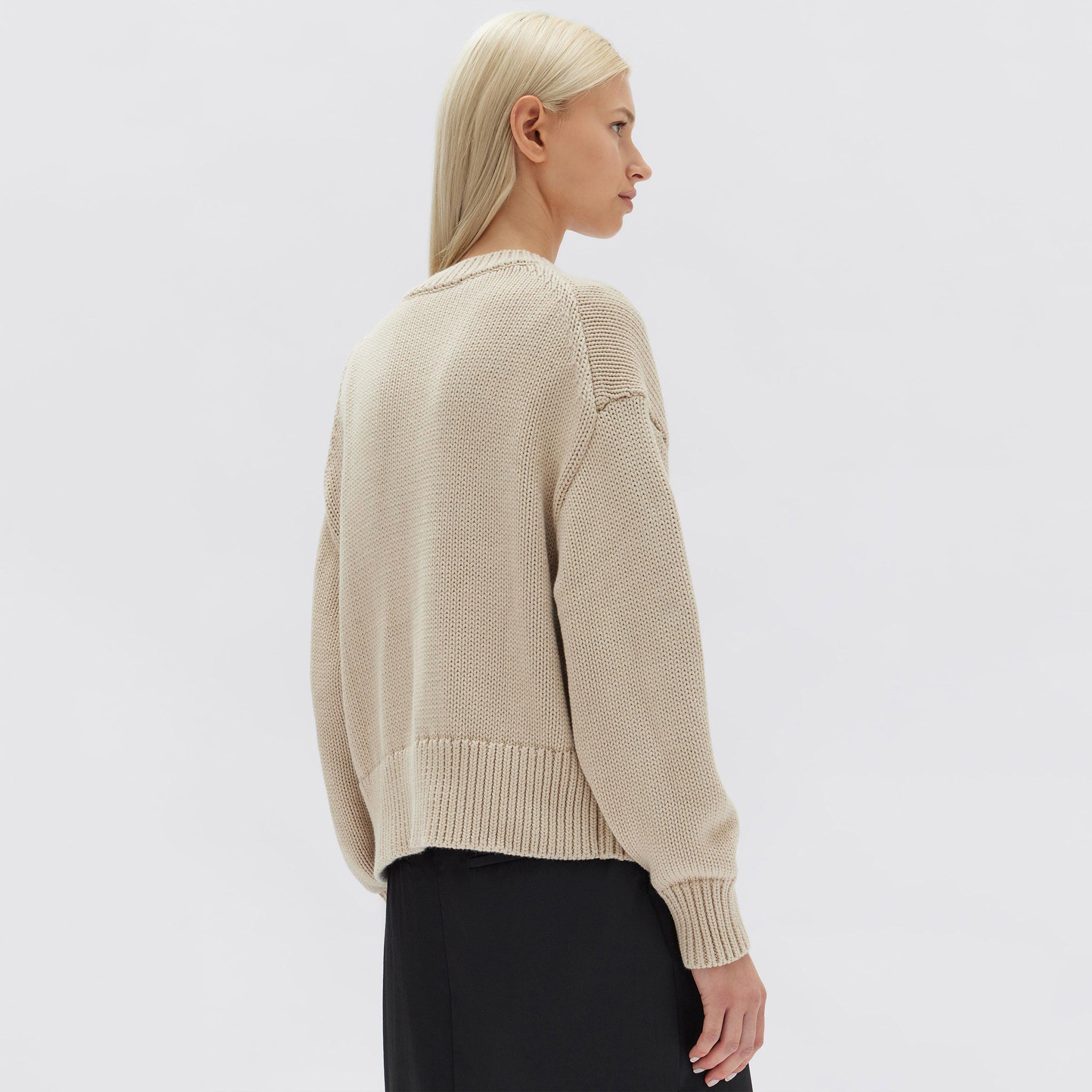 Assembly Label Ava Knit Cardigan - Natural