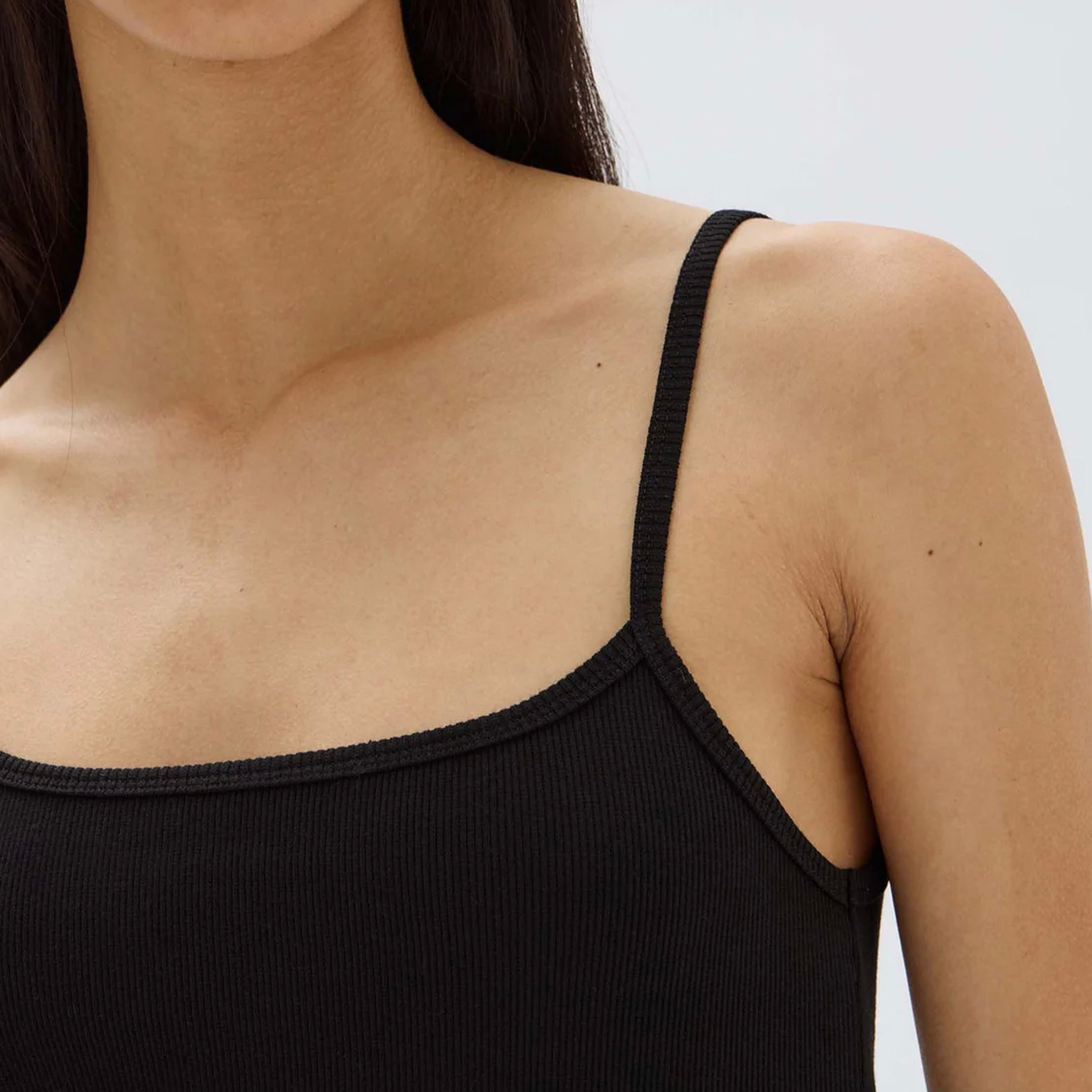 Assembly Label Baylee Rib Tank - Black