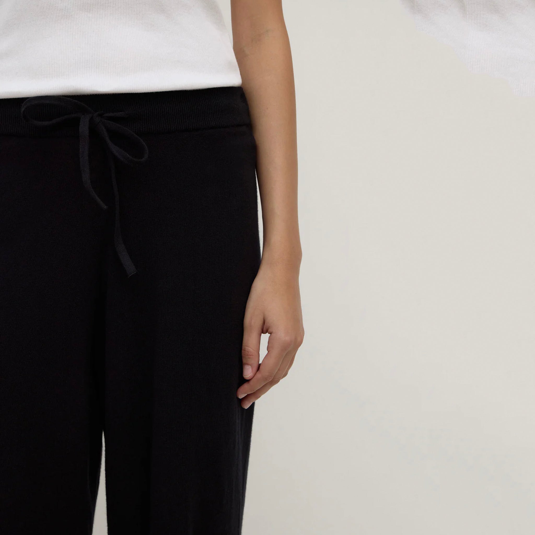 Assembly Label Cotton Cashmere Lounge Pants - Black