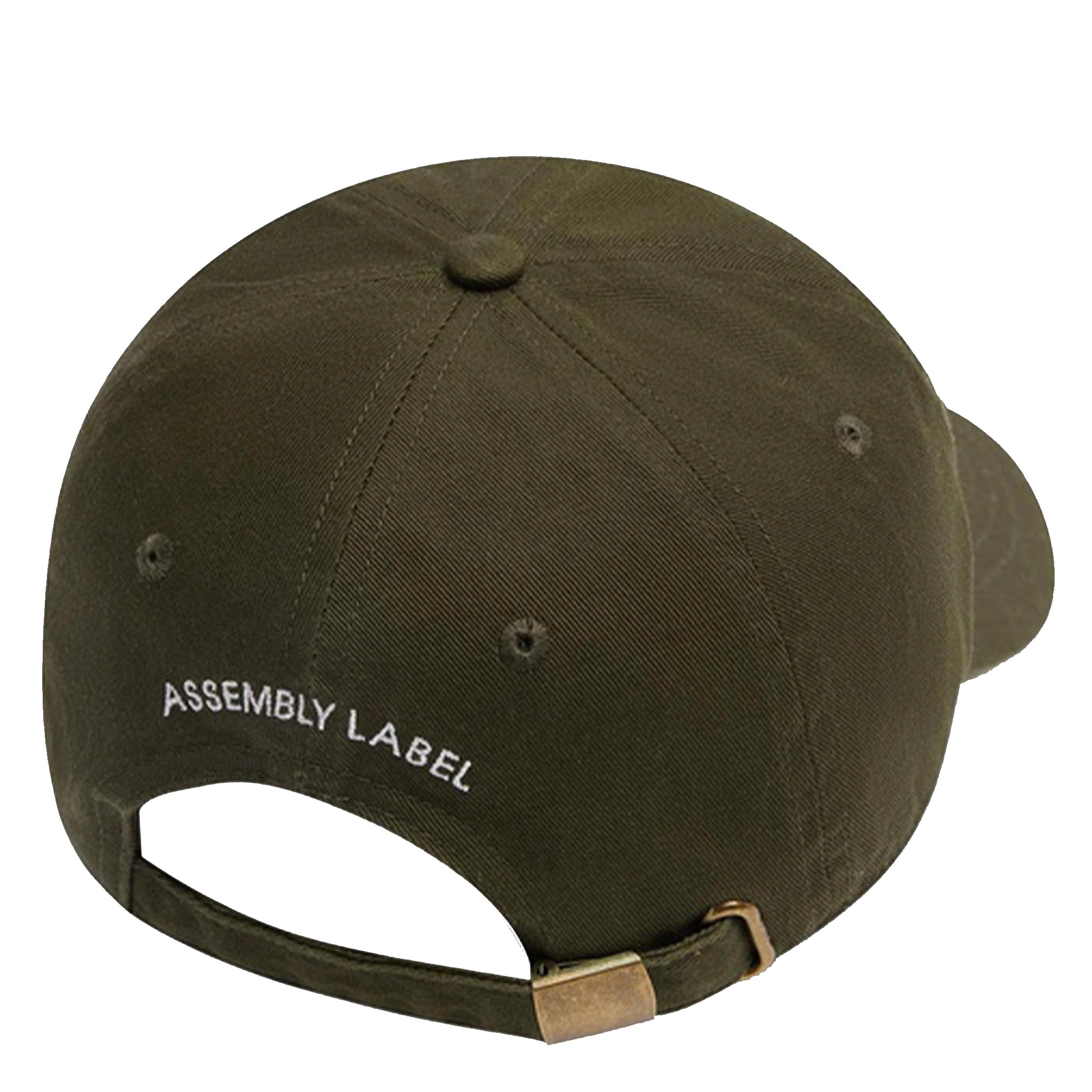 Green cap with 'Assembly Label' text on a white background