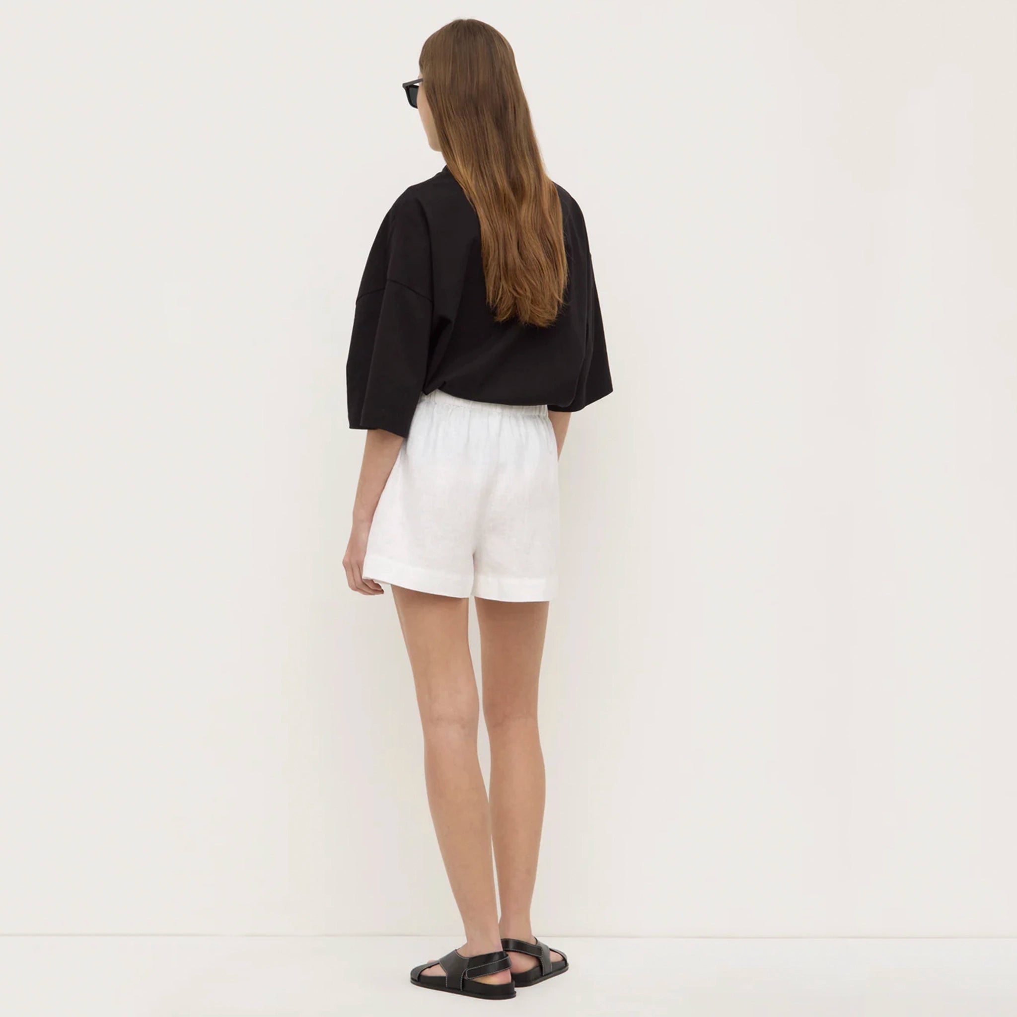Assembly Label Everyday Linen Shorts - White