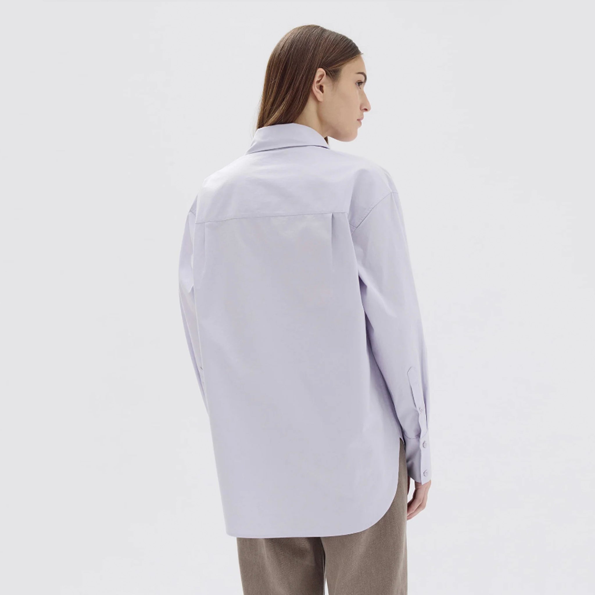 Assembly Label Everyday Poplin Shirt - Jacaranda