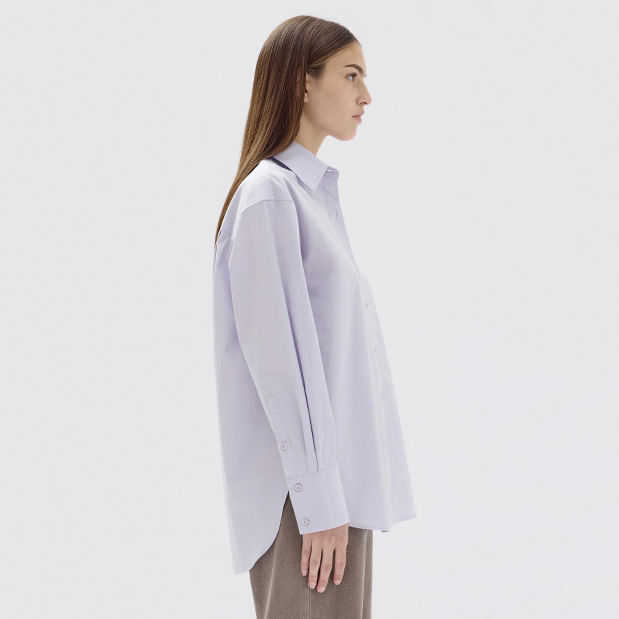 Assembly Label Everyday Poplin Shirt - Jacaranda