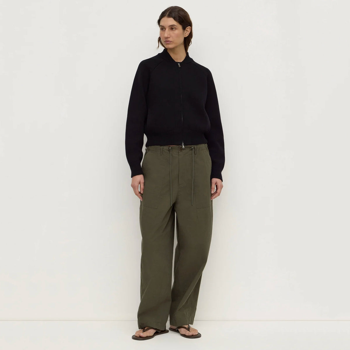 Assembly Label Gigi Utility Pants - Dark Military