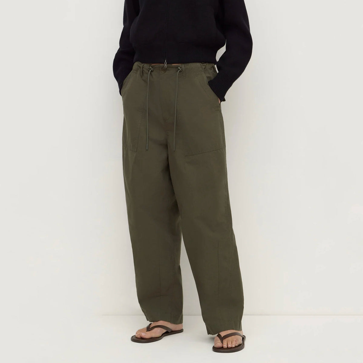 Assembly Label Gigi Utility Pants - Dark Military
