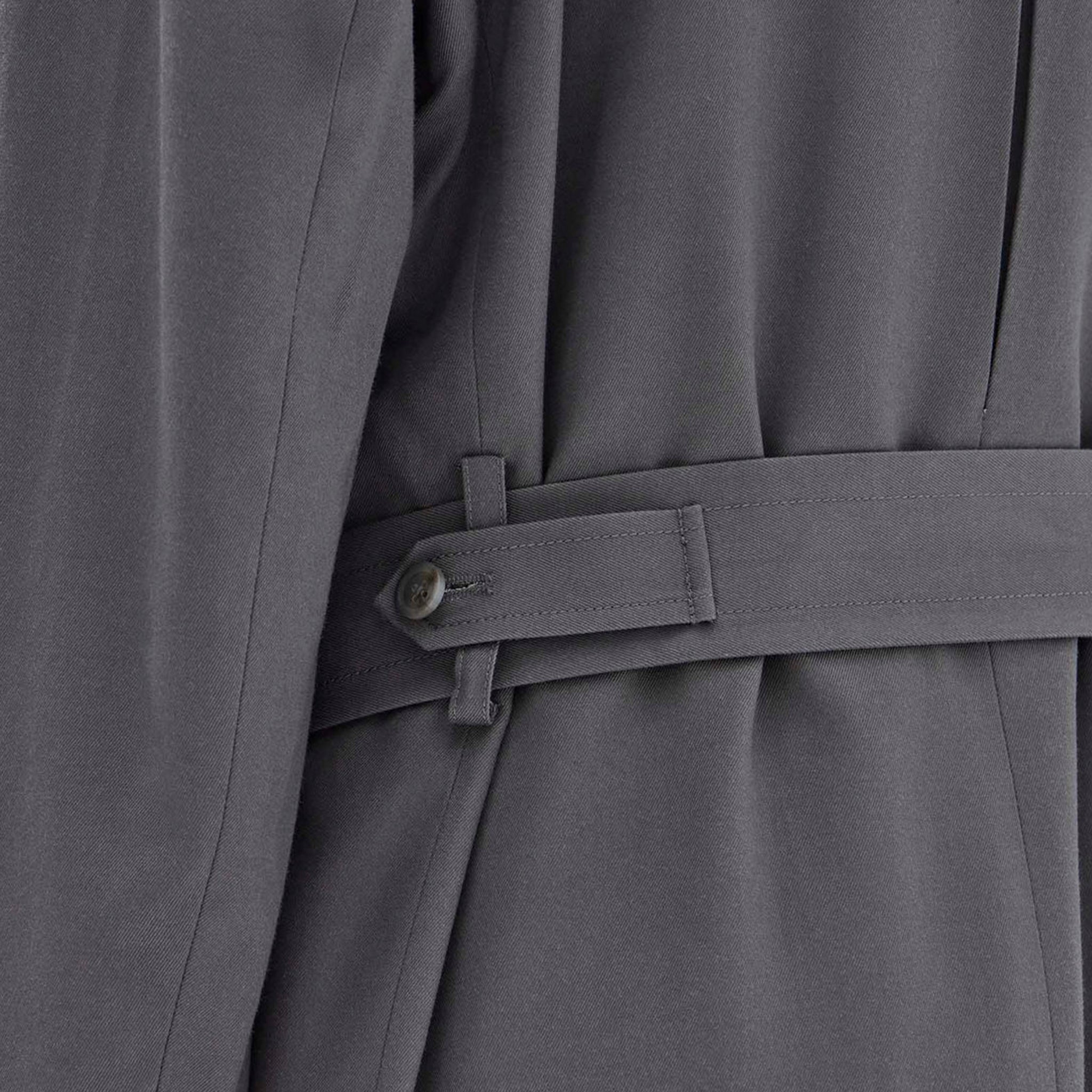 Assembly Label Kirby Twill Trench - Dark Ash