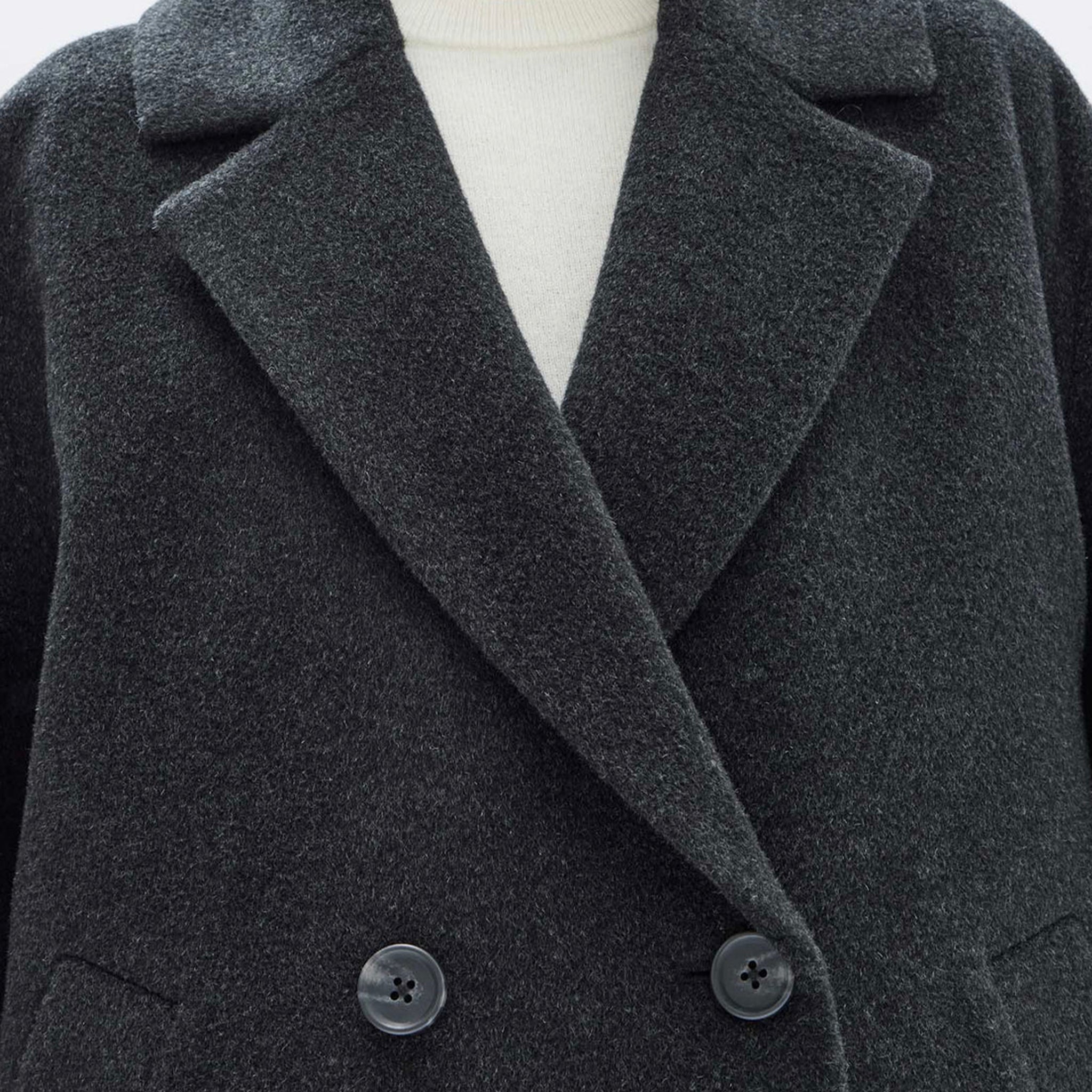 Assembly Label Lucy Wool Coat - Charcoal