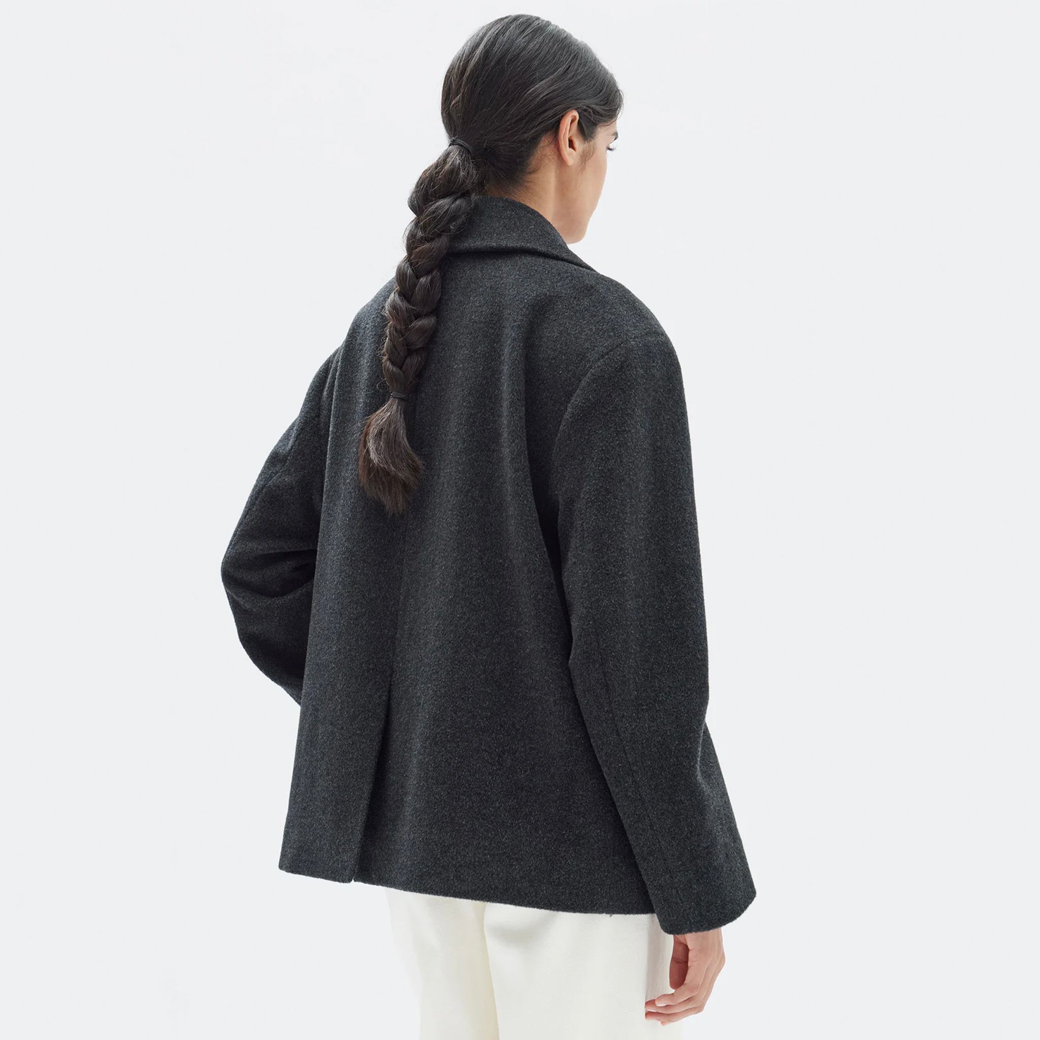 Assembly Label Lucy Wool Coat - Charcoal