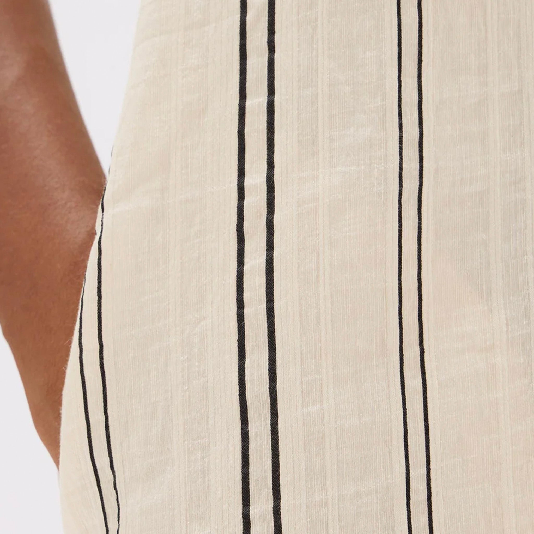 Assembly Label Milos Stripe Maxi Dress - Cream / Black