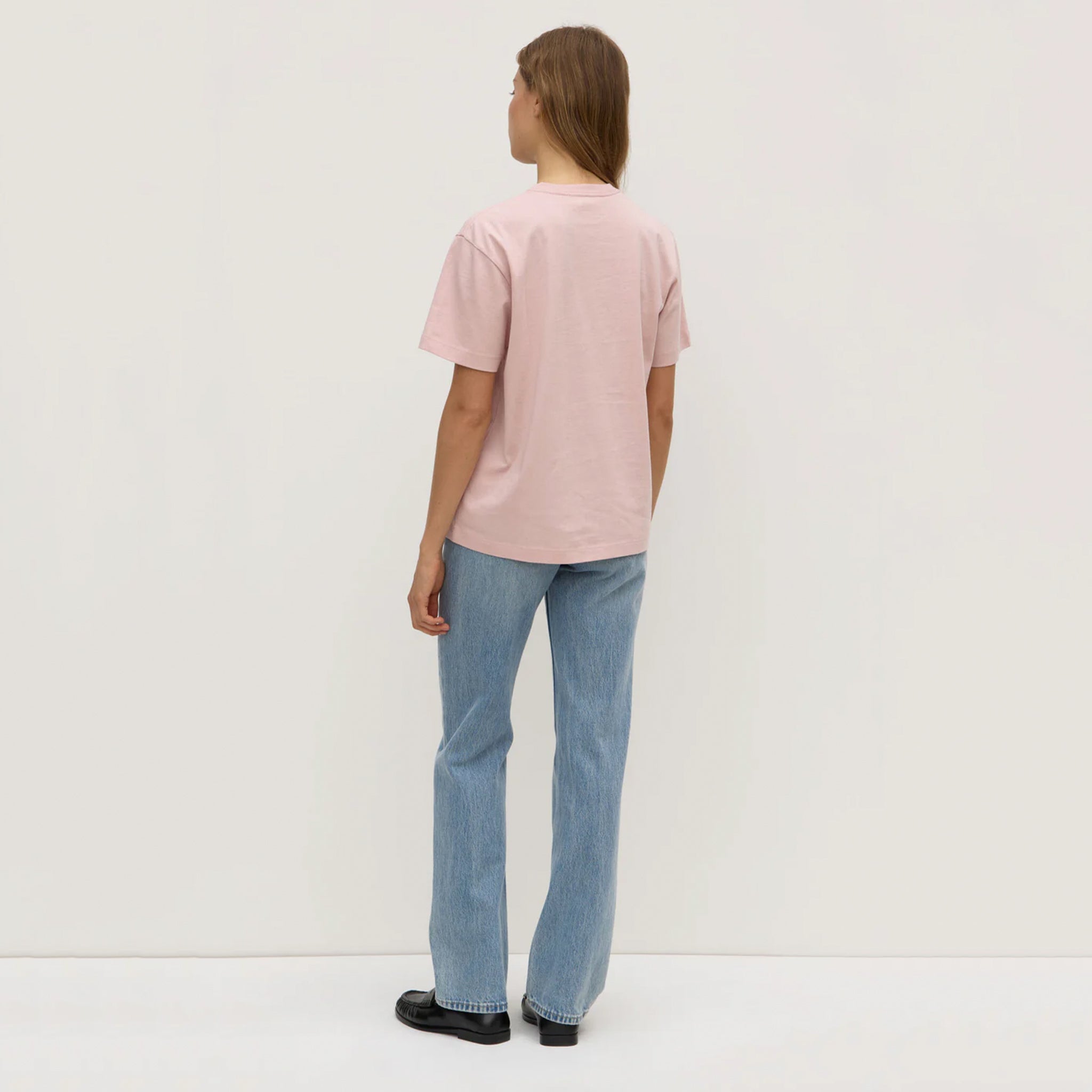 Assembly Label Organic Cotton Base Tee - Frosted Rose