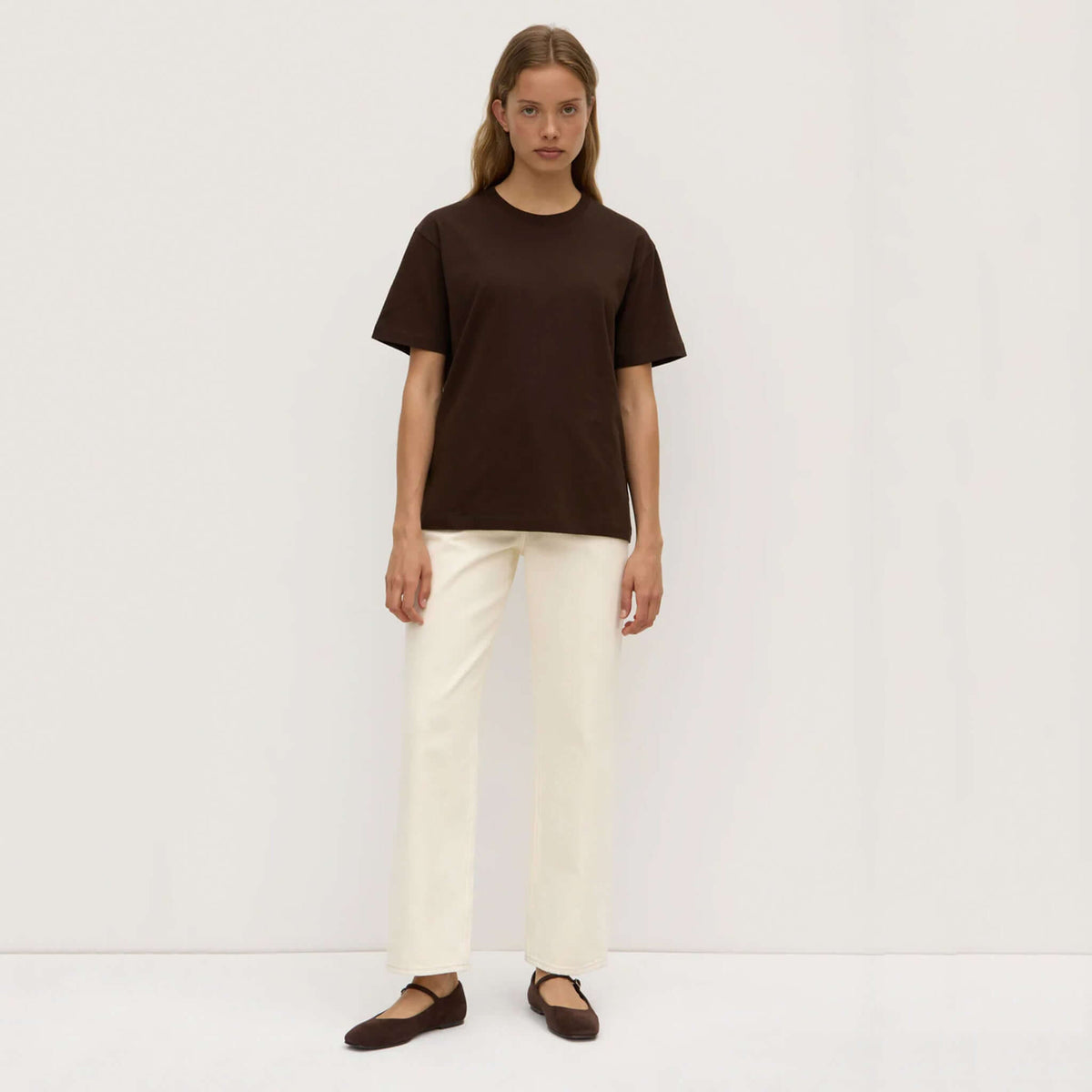 Assembly Label Organic Cotton Base Tee - Ganache | Tee | Tea Pea