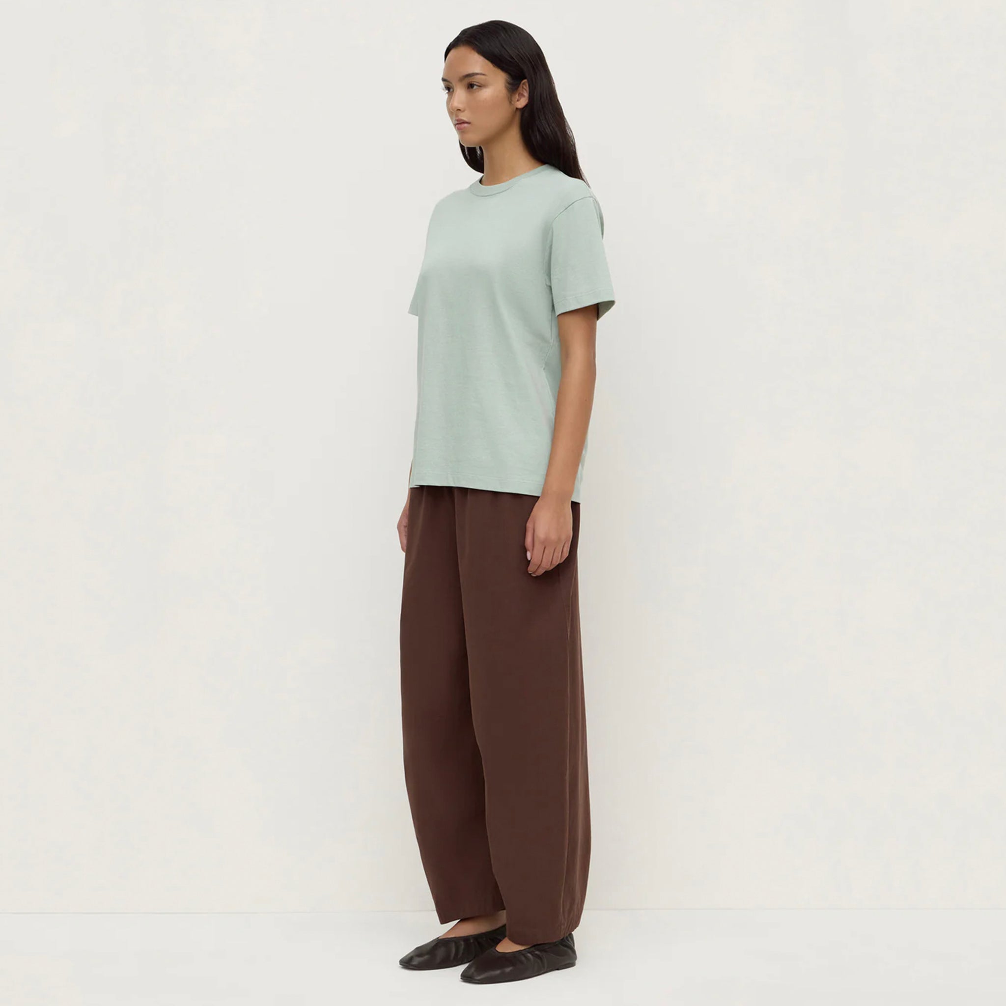 Assembly Label Organic Cotton Base Tee - Mint