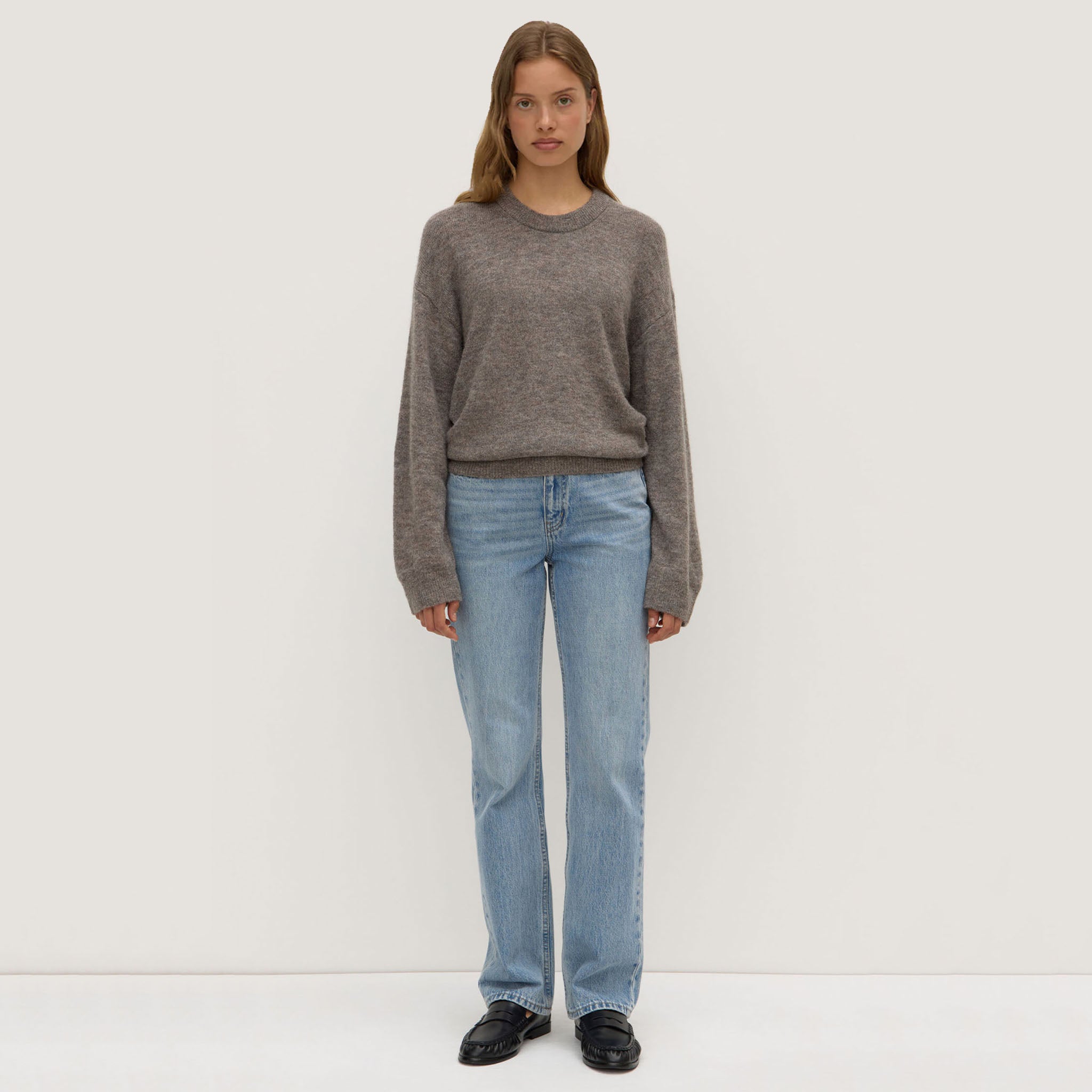 Assembly Label Osanna  Alpaca Blend Knit Jumper - Taupe
