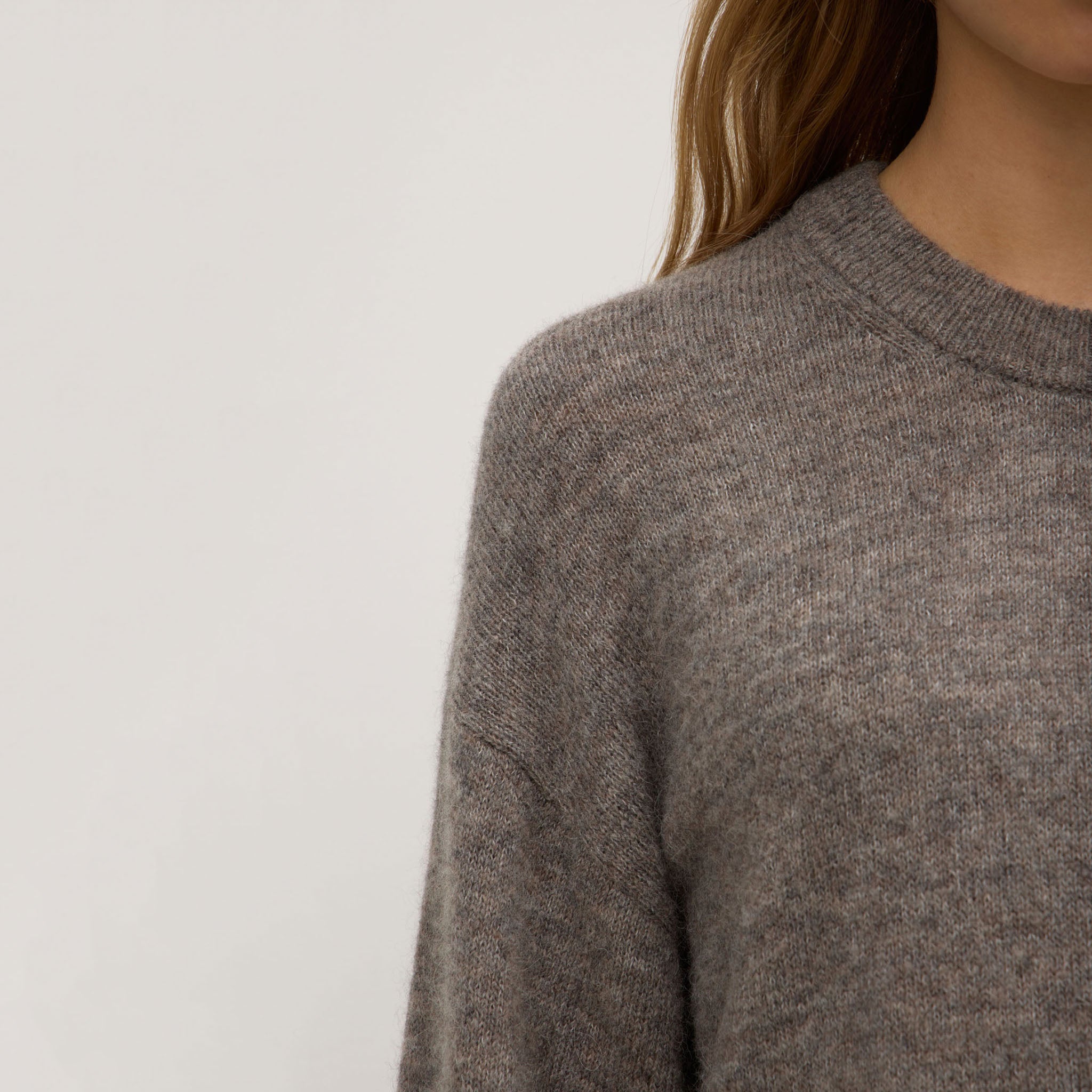 Assembly Label Osanna  Alpaca Blend Knit Jumper - Taupe