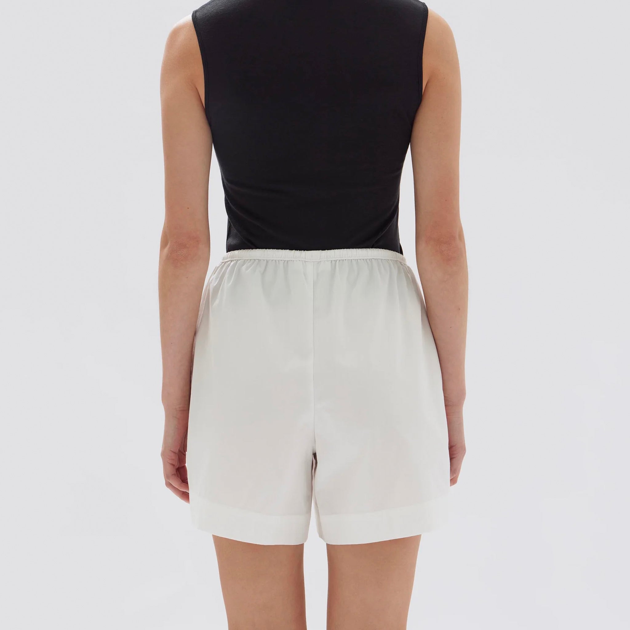 Assembly Label Philipa Poplin Shorts - White