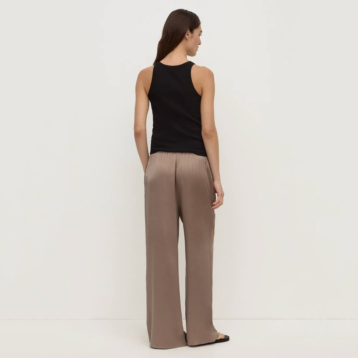 Assembly Label Pippa Silk Pants - Dark Sand