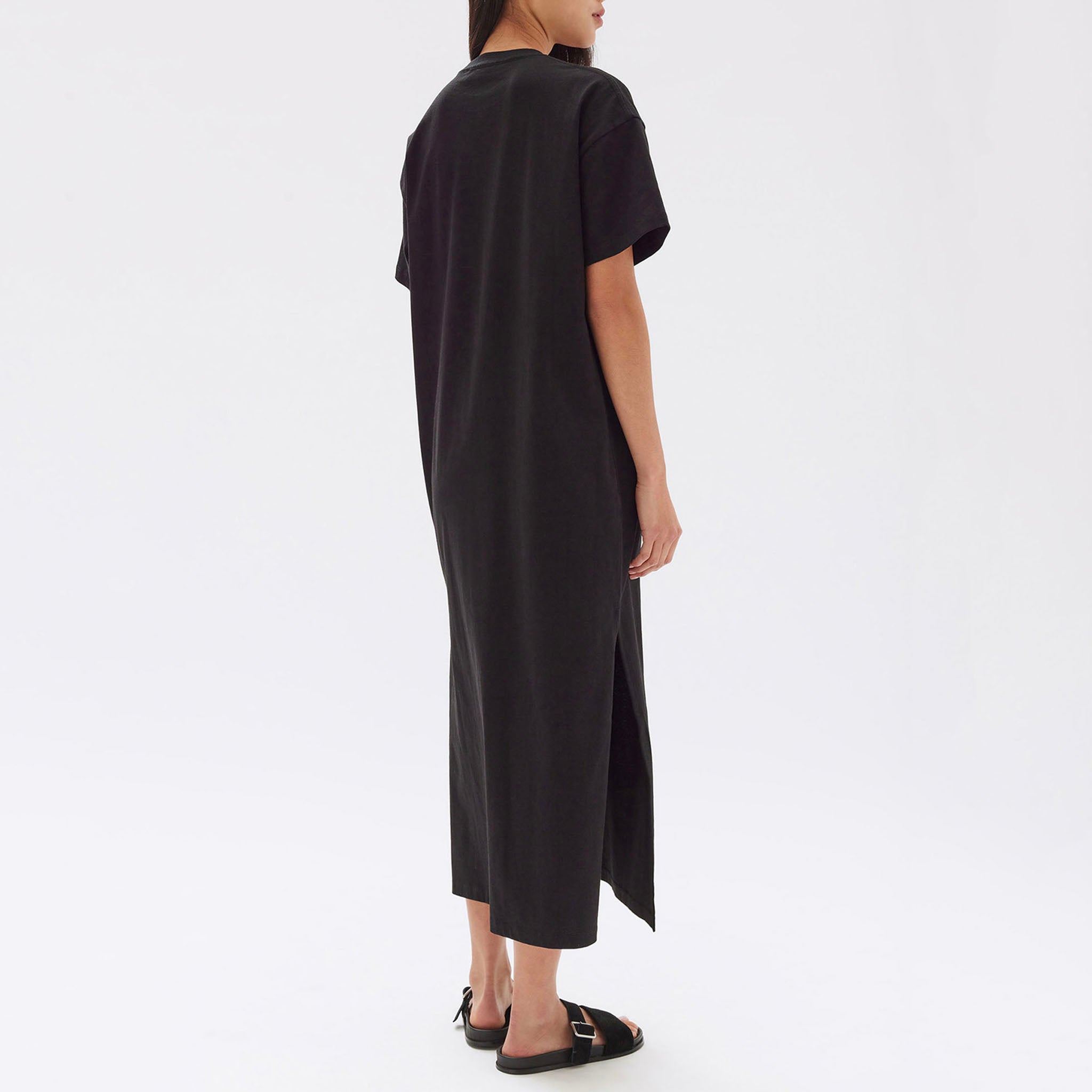 Assembly Label Portia Jersey Tee Dress - Black