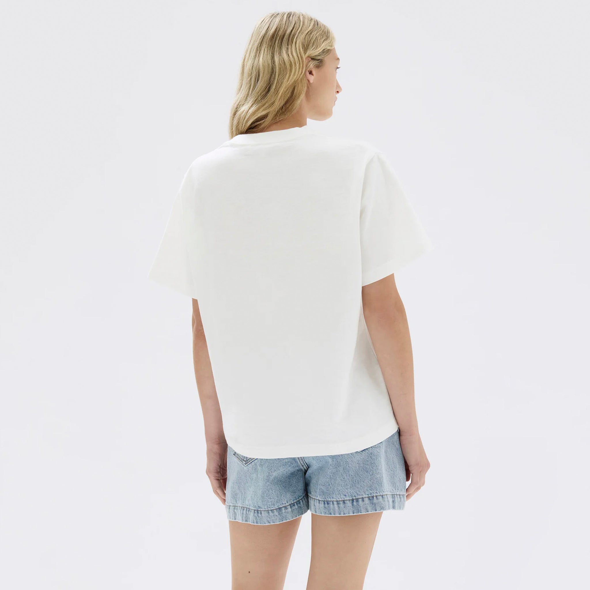 Assembly Label Slub Tee - White