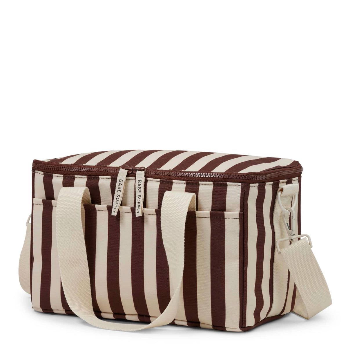 Base Midi Cooler Bag - Cocoa Stripe