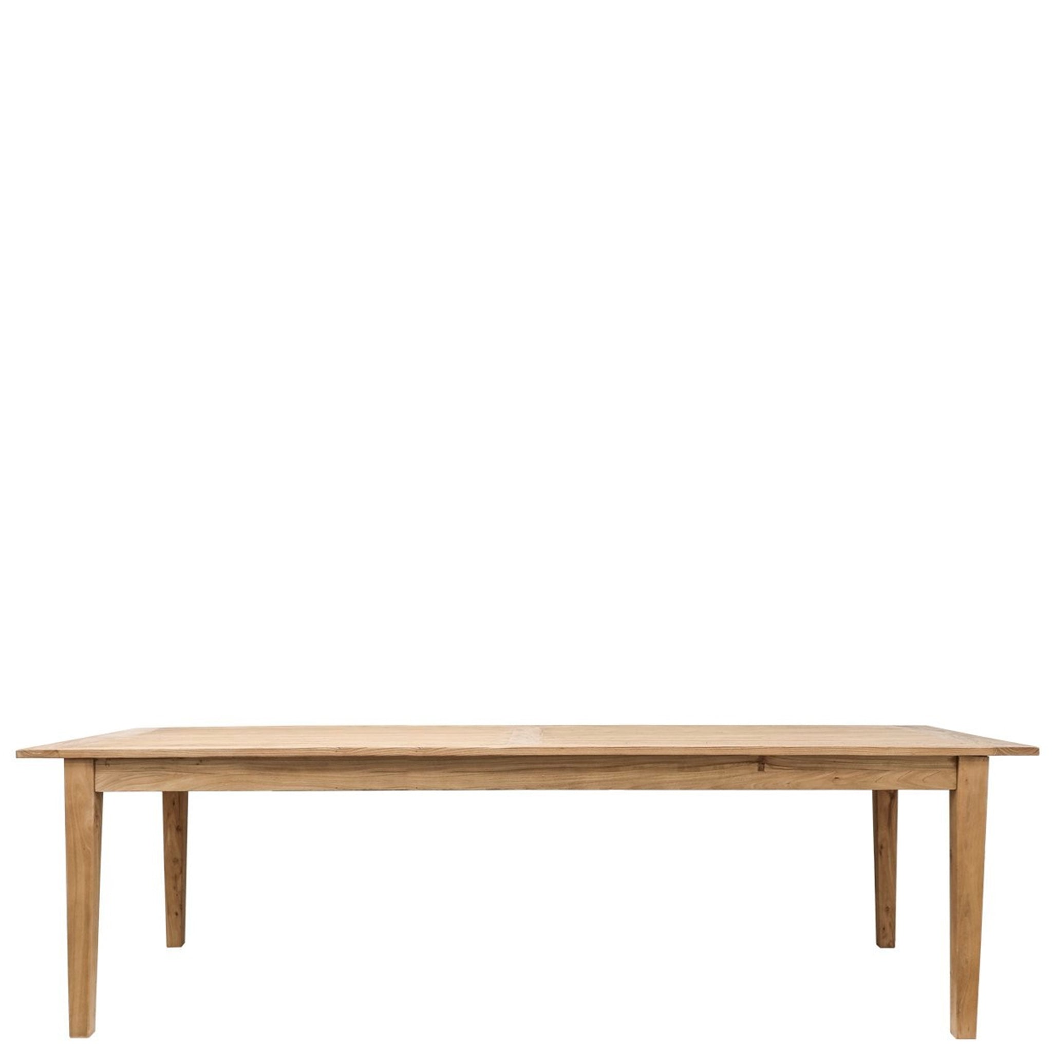 Basque Reclaimed Elm Dining Table - Natural