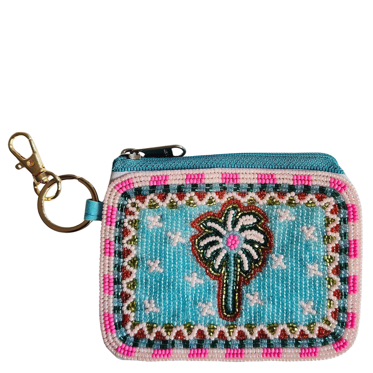 Beaded Keychain Pouch
