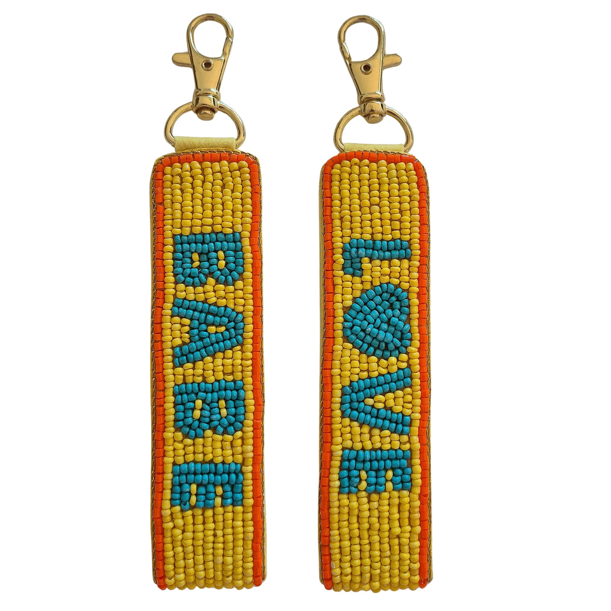 Beaded Keychain Wristlet