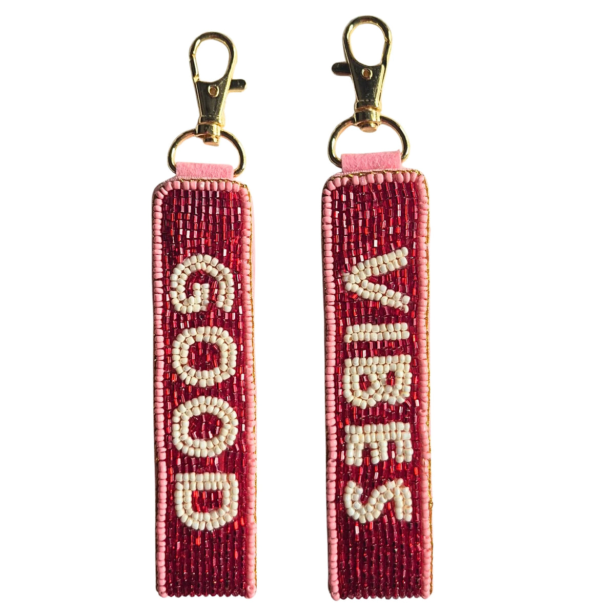 Beaded Keychain Wristlet