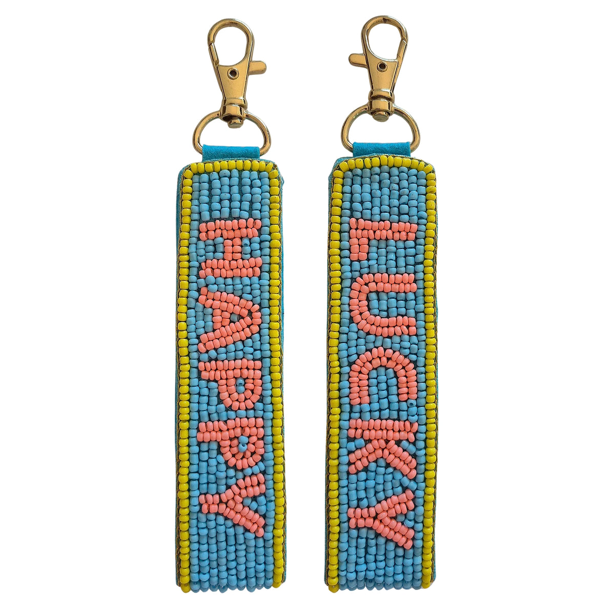 Beaded Keychain Wristlet