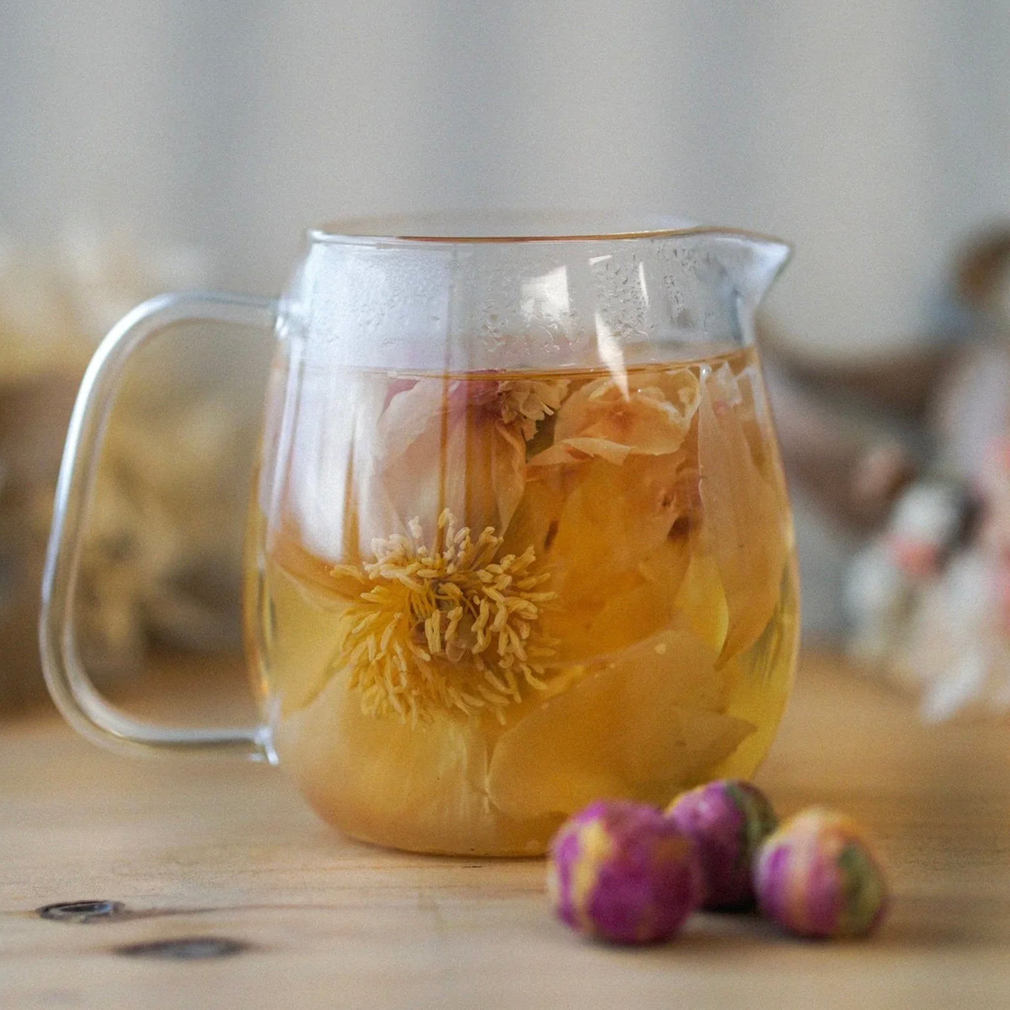 Better Tea Co. Blooming Tea Ball with Affirmation Card