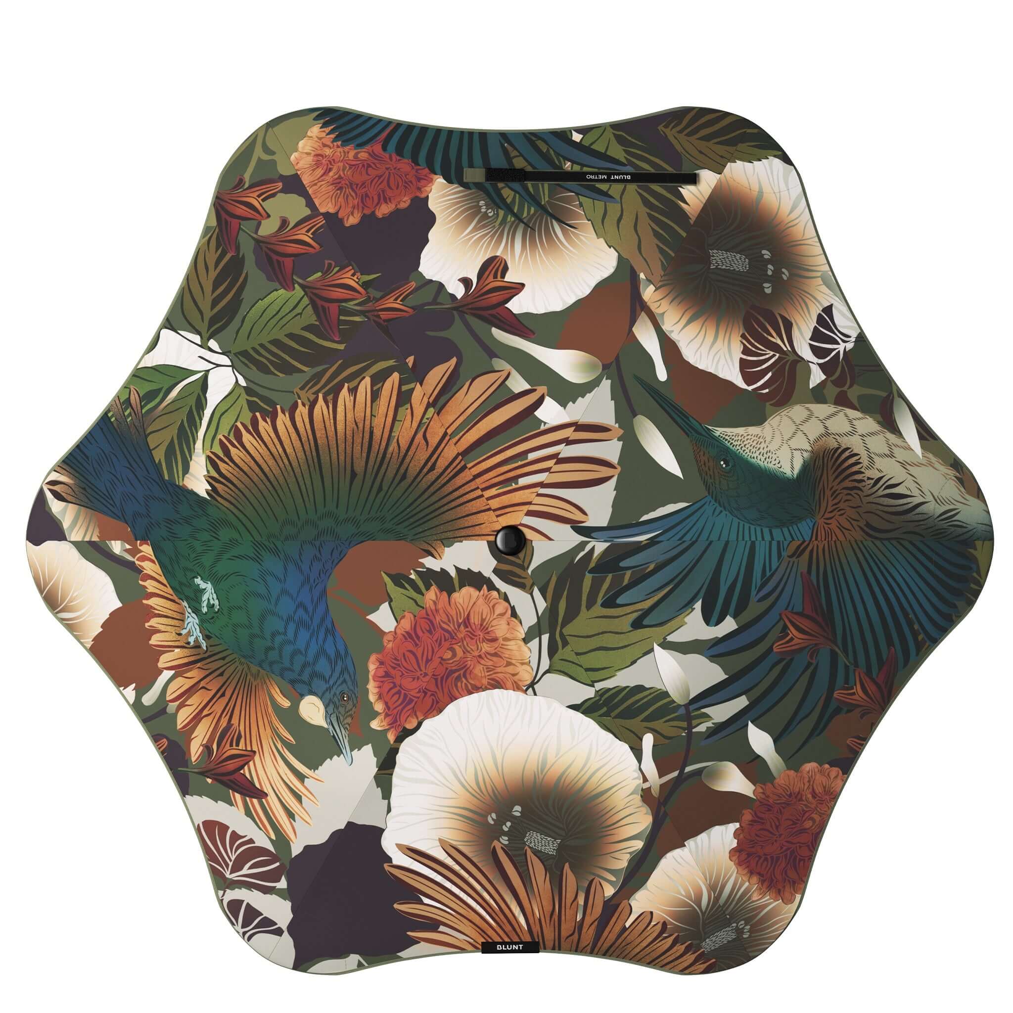 Blunt Metro Umbrella Flox 2026 Limited Edition featuring vibrant native New Zealand flora design.