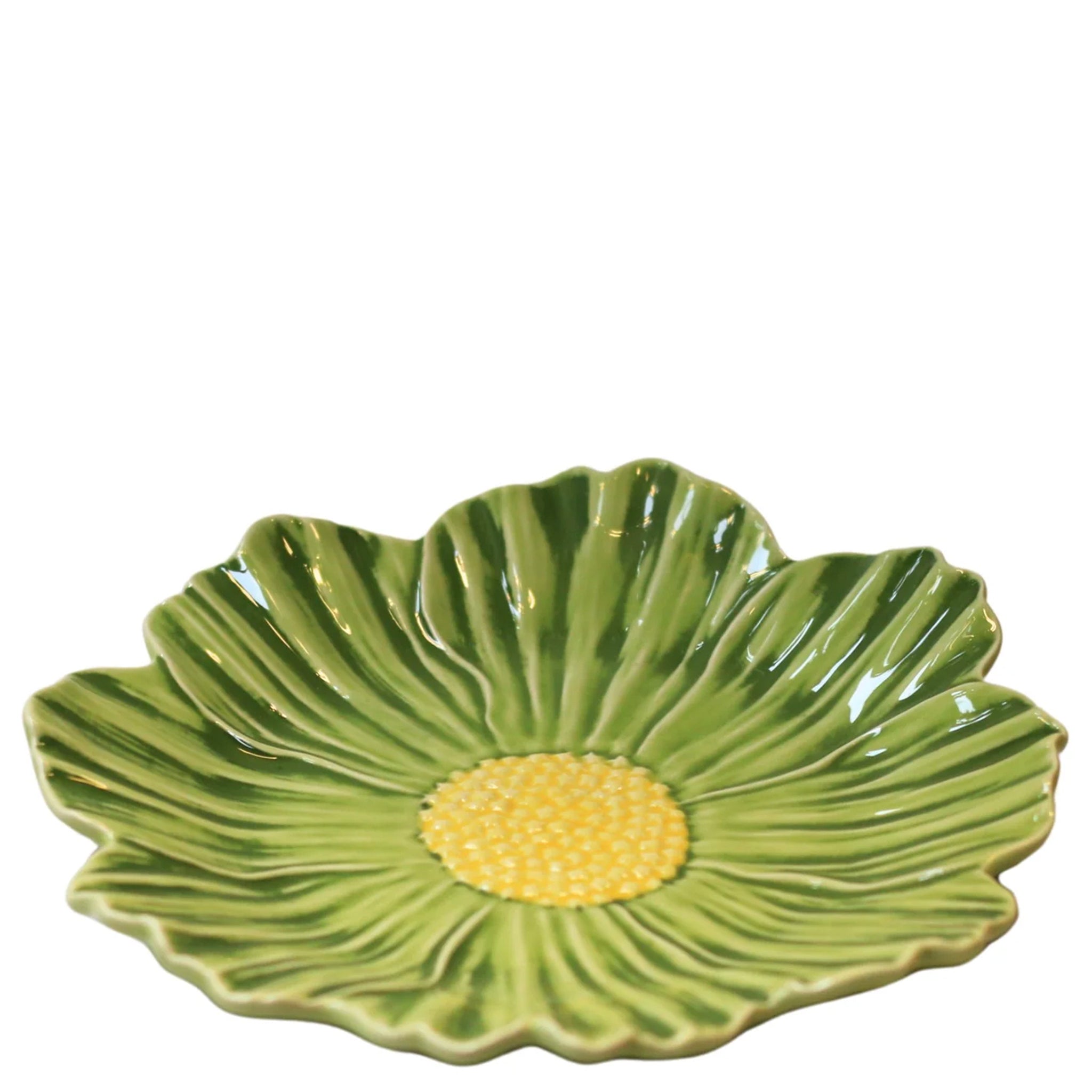 Bordallo Pinheiro Maria Flor Ceramic Dessert Plate 23cm - Cosmos