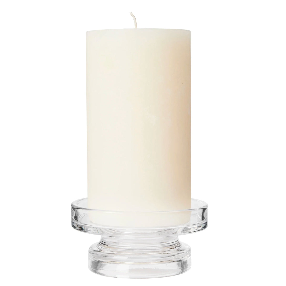 Broste Copenhagen Glass Petra Candleholder - Clear Large