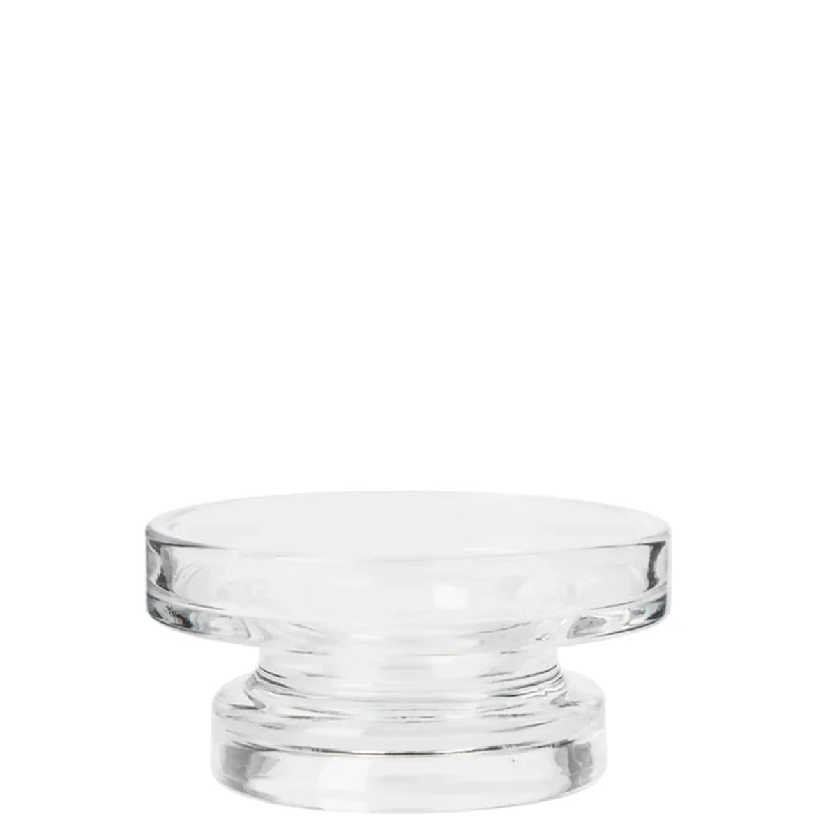 Broste Copenhagen Glass Petra Candleholder - Clear Large