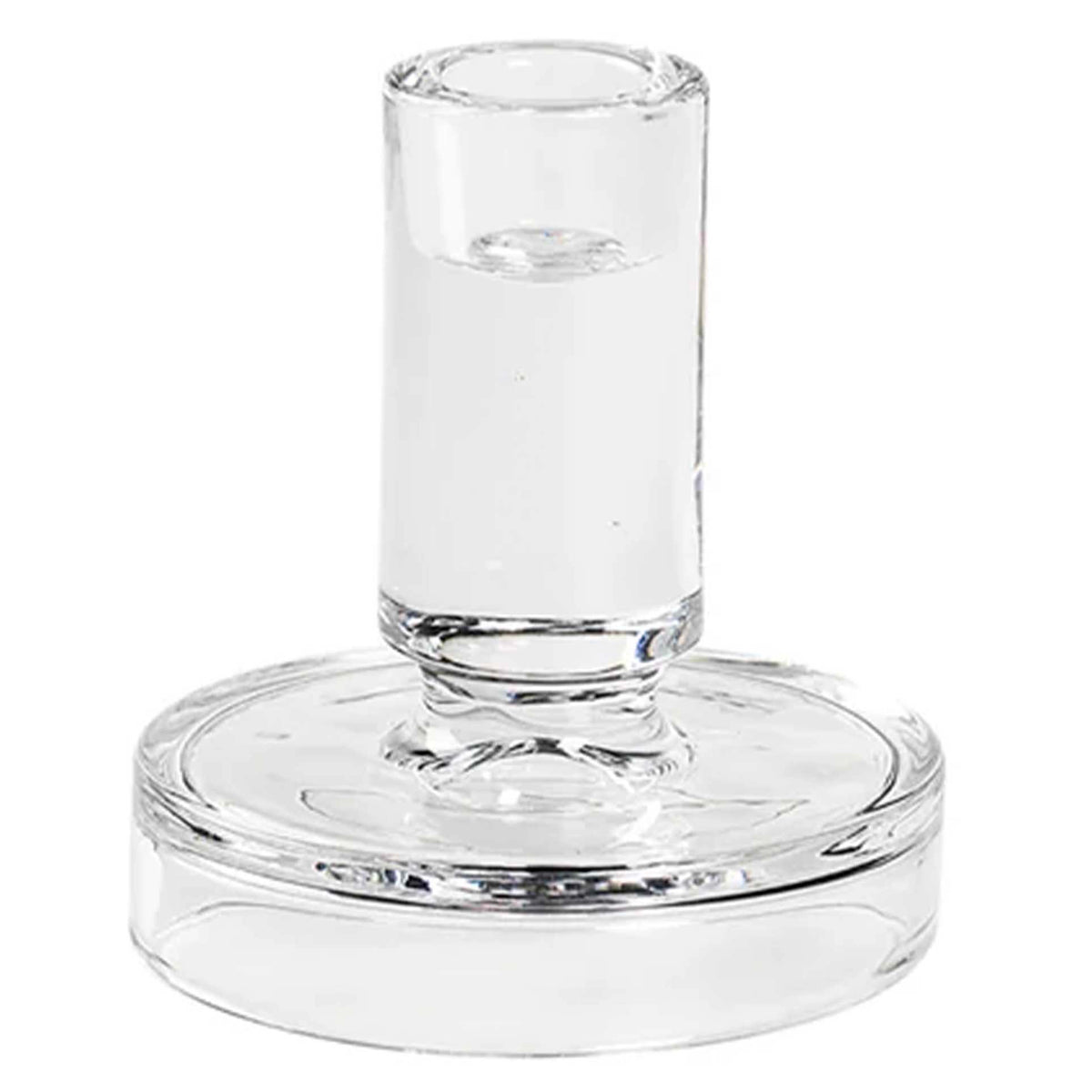 Broste Copenhagen Glass Petra Pillar Candleholder - Clear Large
