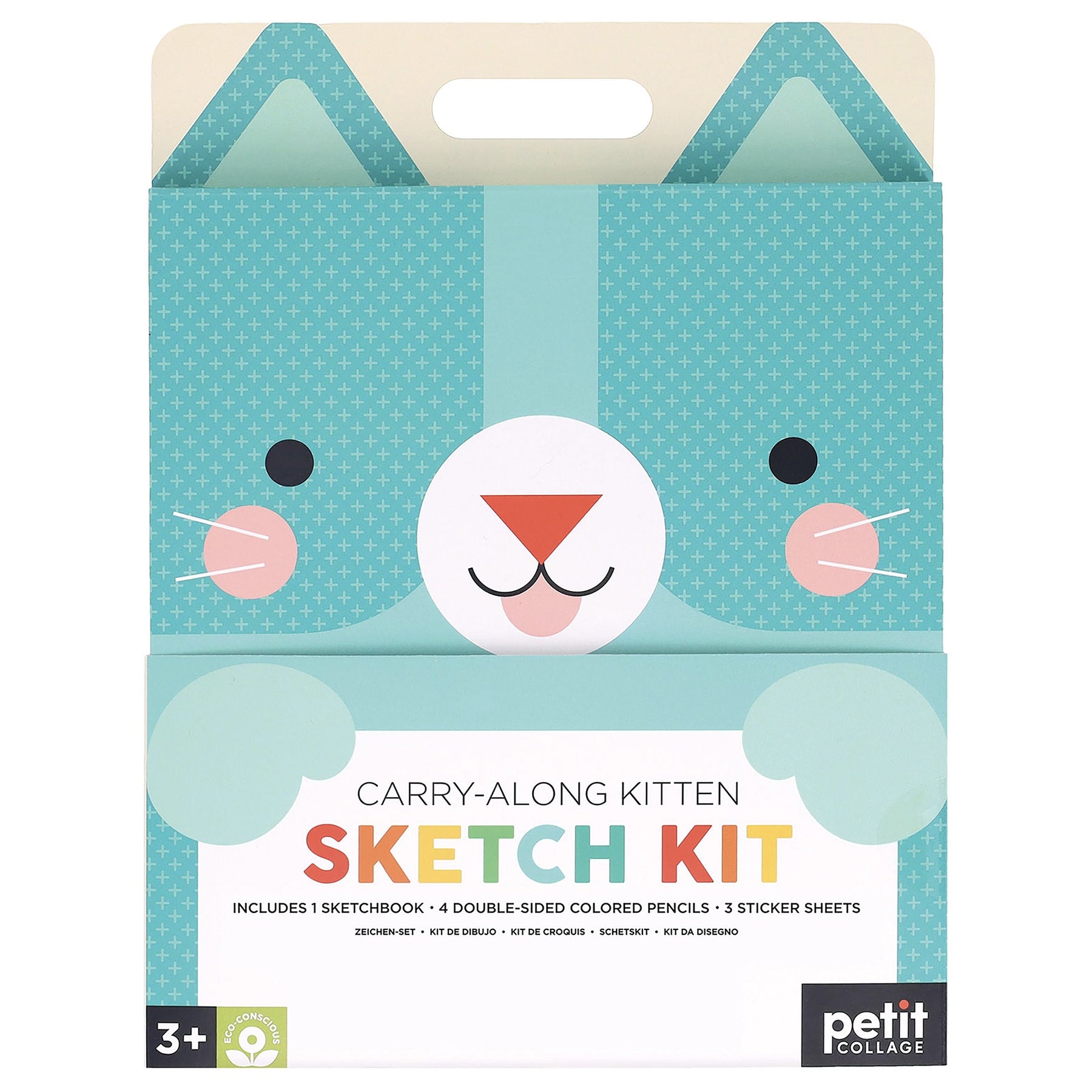 Carry Along Sketch Kit Kitten Tea Pea